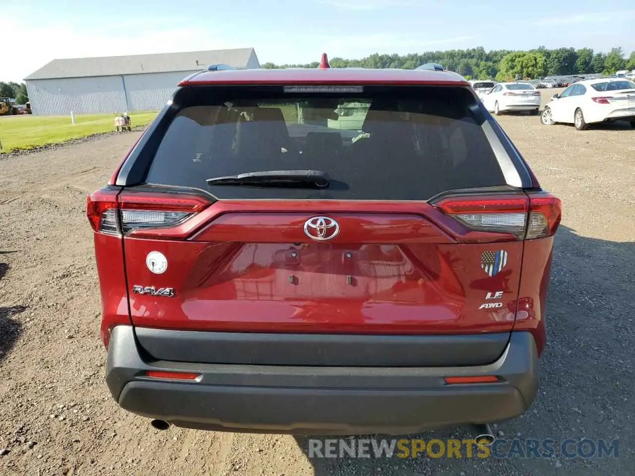 6 Photograph of a damaged car JTMG1RFV0KD021803 TOYOTA RAV4 2019