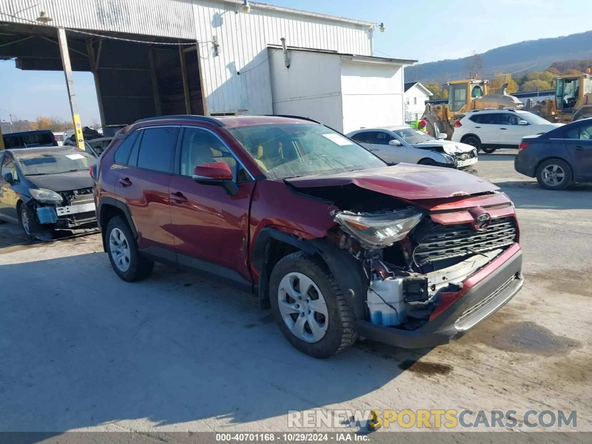 1 Photograph of a damaged car JTMG1RFV0KD040125 TOYOTA RAV4 2019