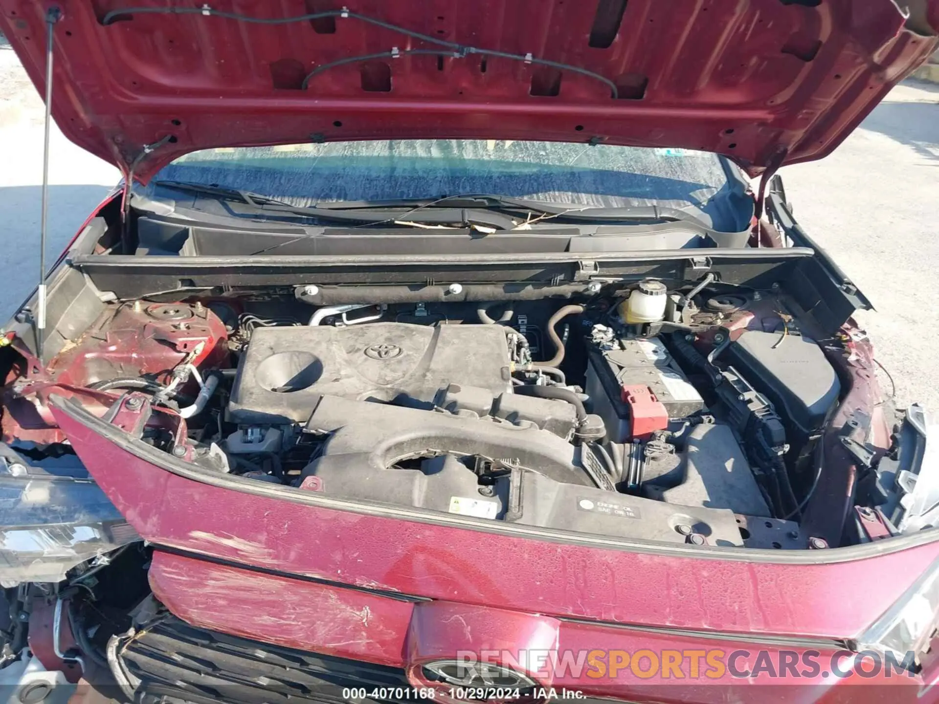 10 Photograph of a damaged car JTMG1RFV0KD040125 TOYOTA RAV4 2019