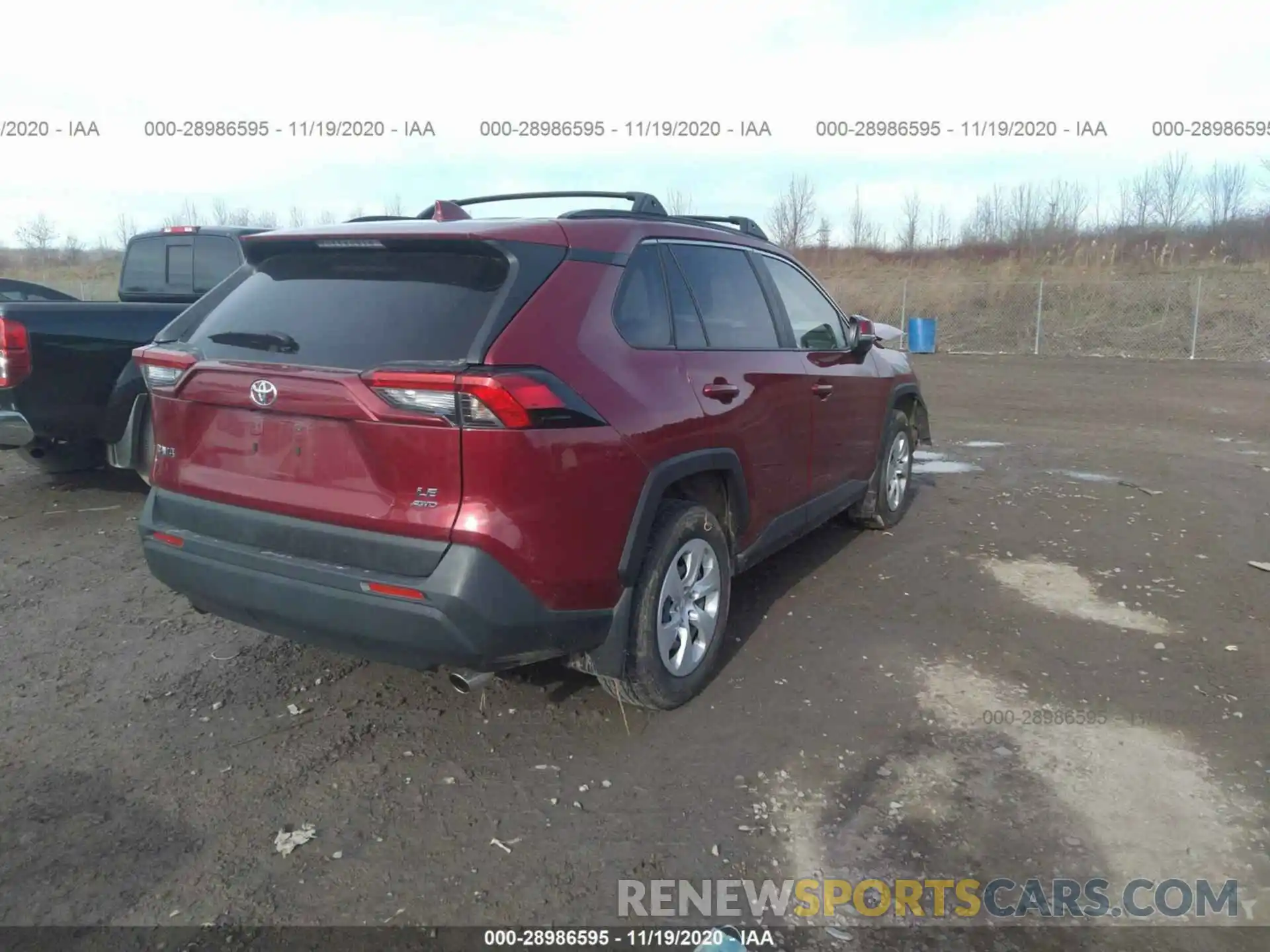 4 Photograph of a damaged car JTMG1RFV0KD502506 TOYOTA RAV4 2019