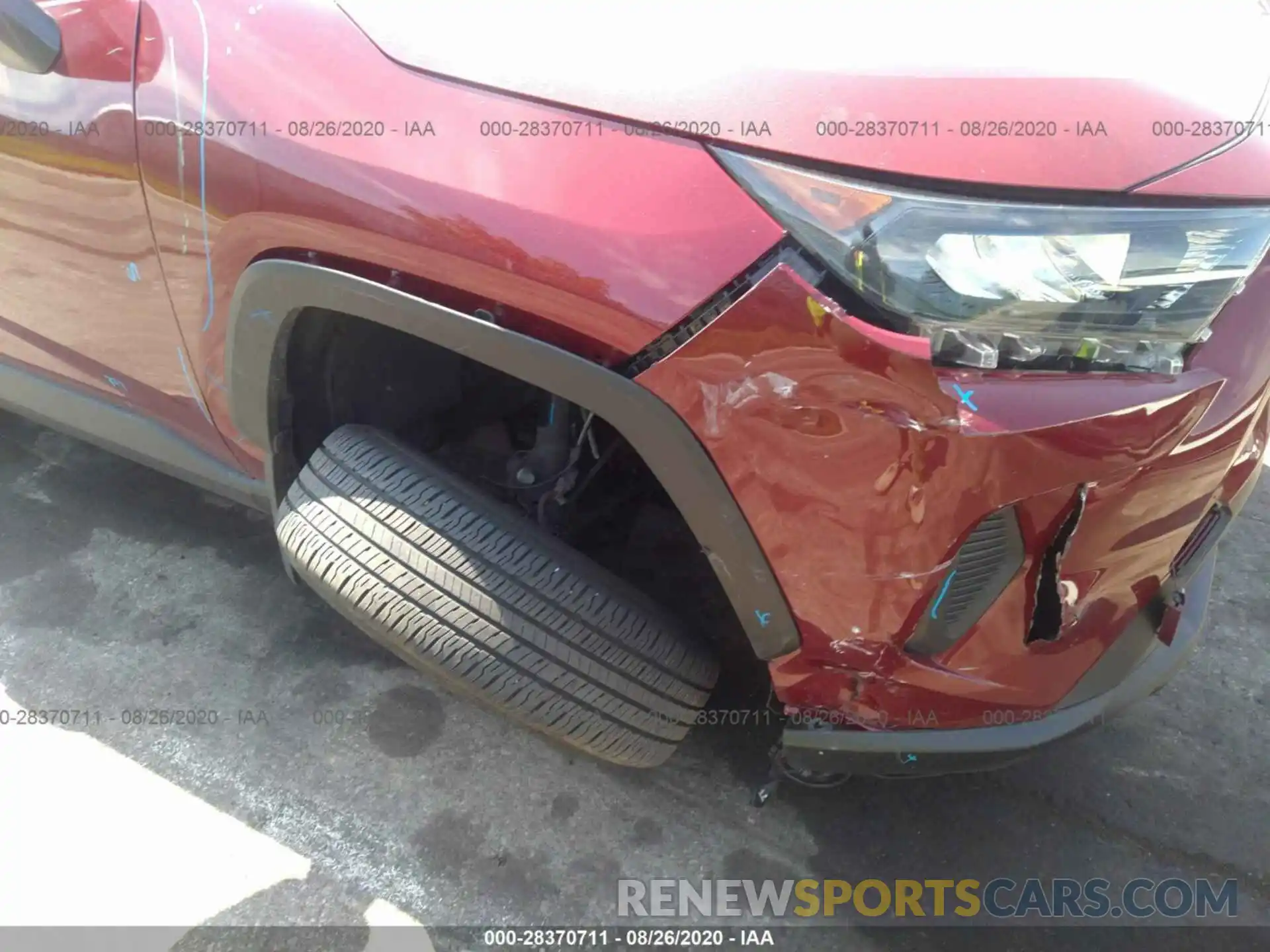 6 Photograph of a damaged car JTMG1RFV1KD004234 TOYOTA RAV4 2019