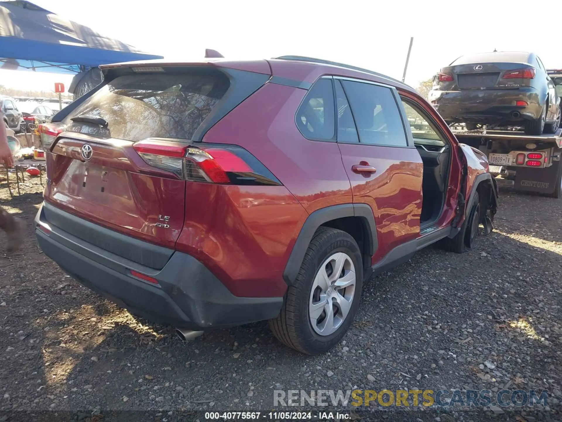 4 Photograph of a damaged car JTMG1RFV1KD013502 TOYOTA RAV4 2019