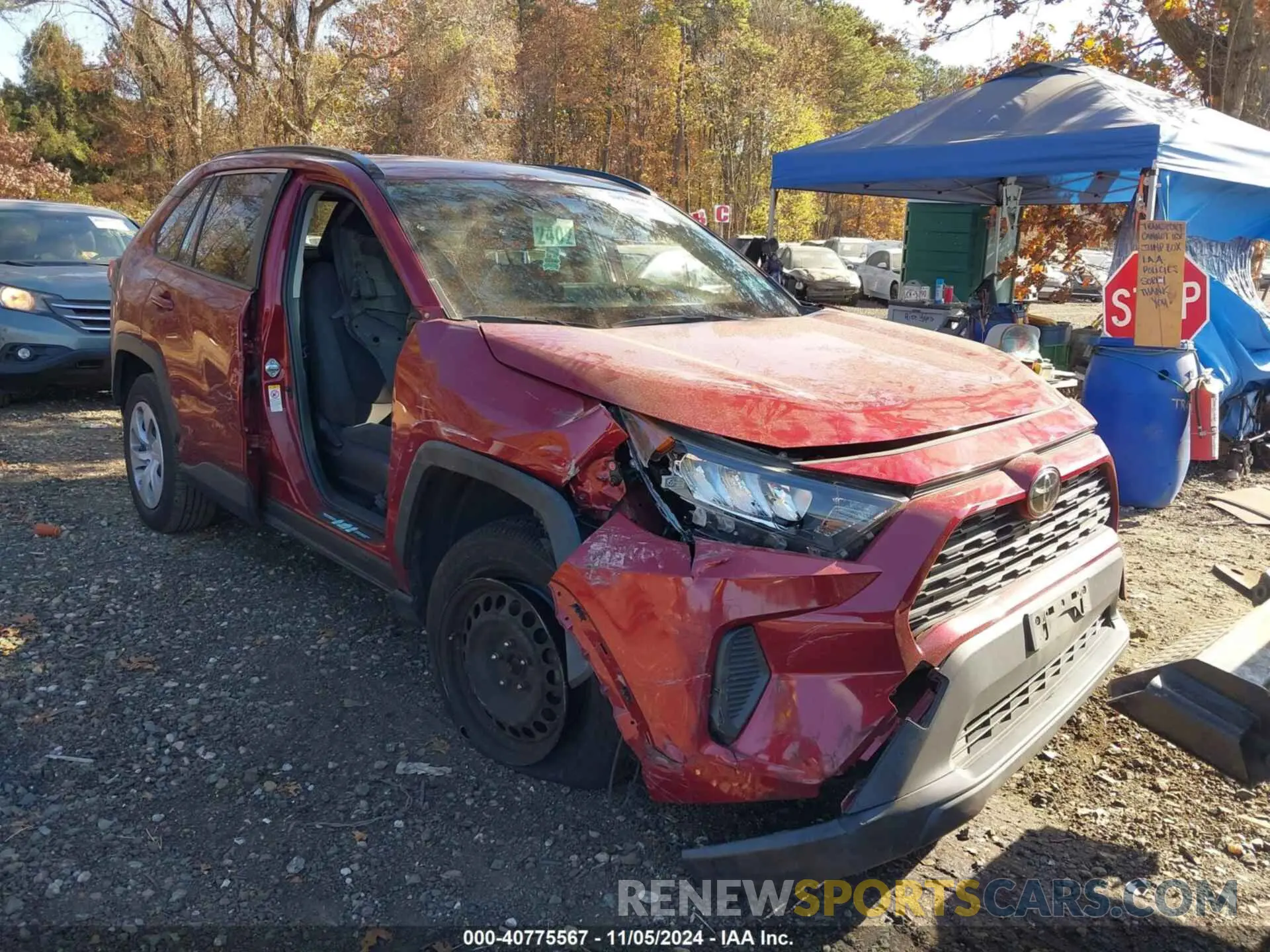6 Photograph of a damaged car JTMG1RFV1KD013502 TOYOTA RAV4 2019