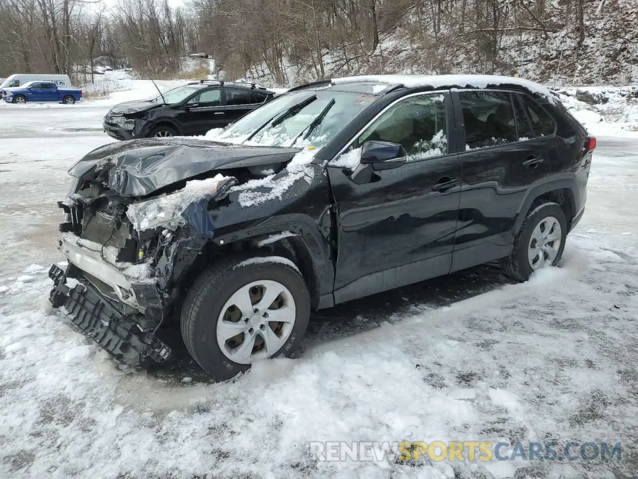 1 Photograph of a damaged car JTMG1RFV1KD033183 TOYOTA RAV4 2019