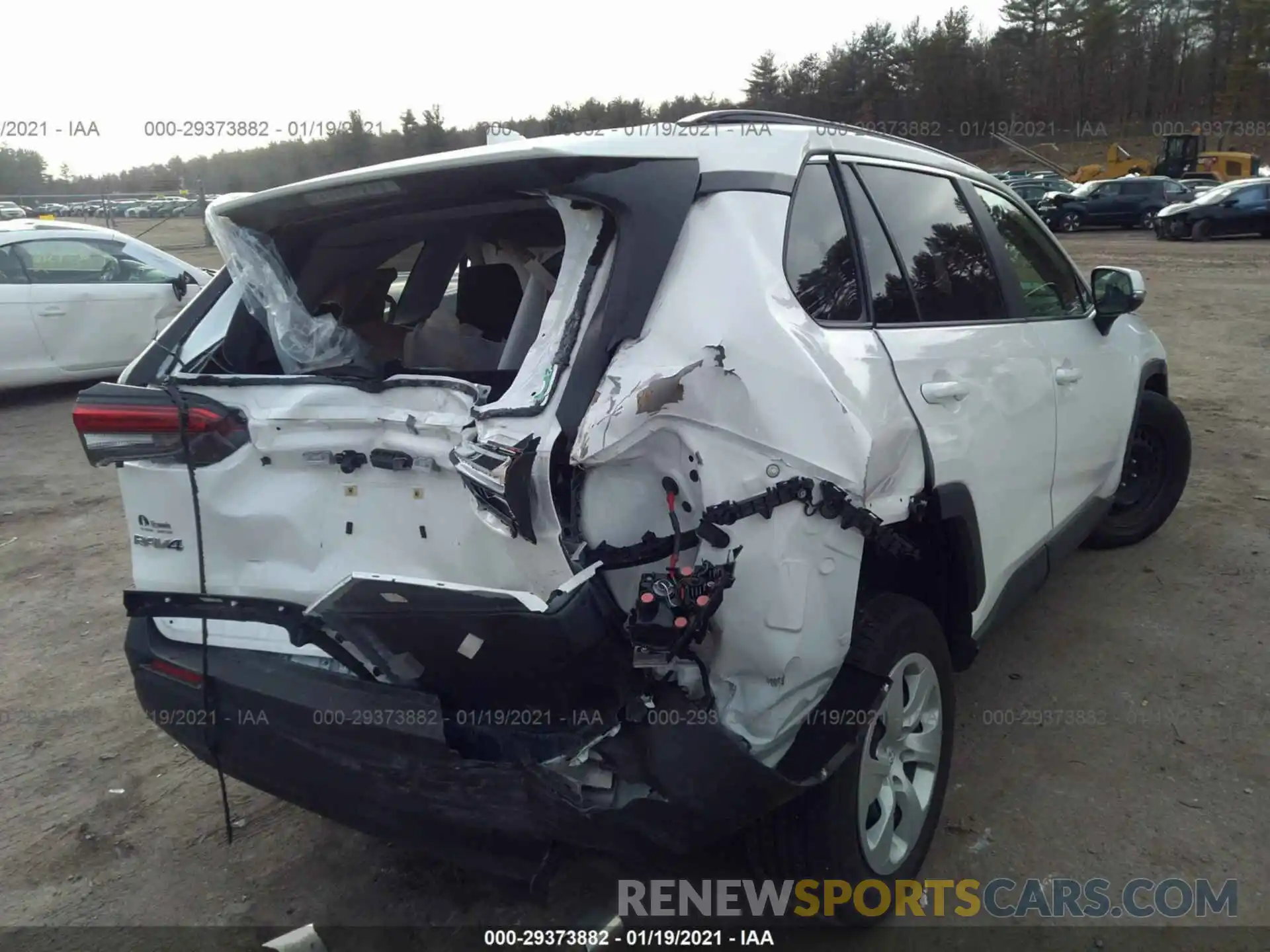 4 Photograph of a damaged car JTMG1RFV2KD004503 TOYOTA RAV4 2019