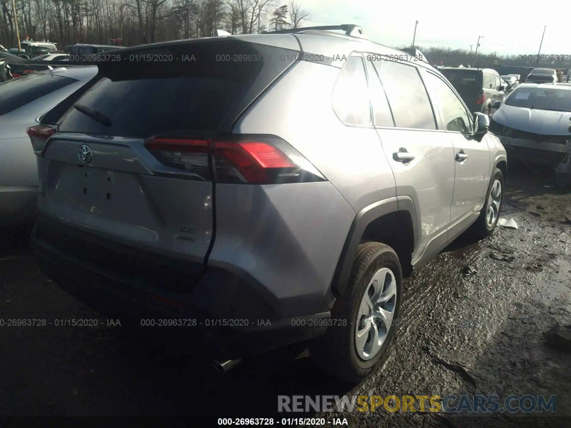 4 Photograph of a damaged car JTMG1RFV2KD008857 TOYOTA RAV4 2019