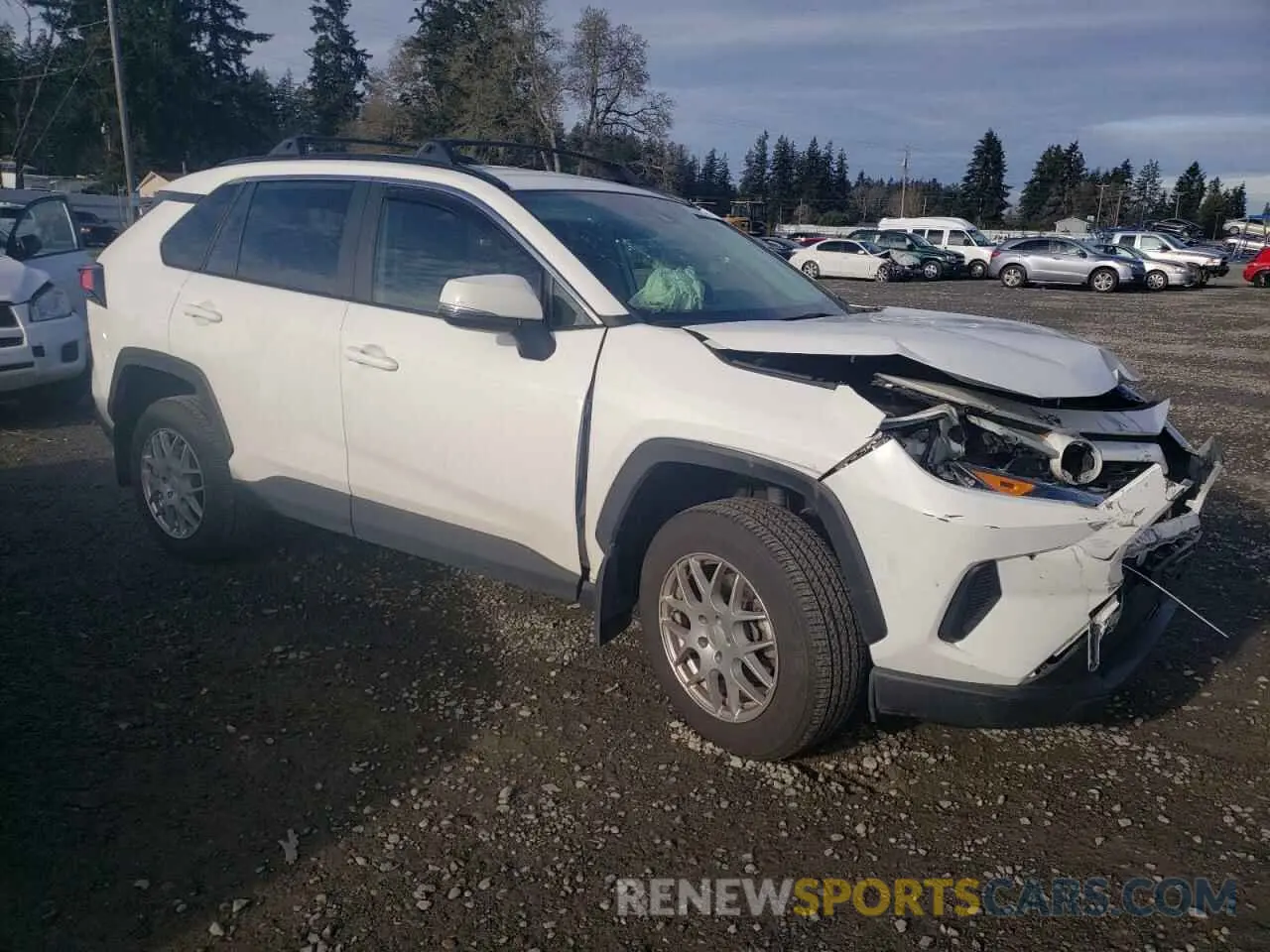 4 Photograph of a damaged car JTMG1RFV2KD019213 TOYOTA RAV4 2019