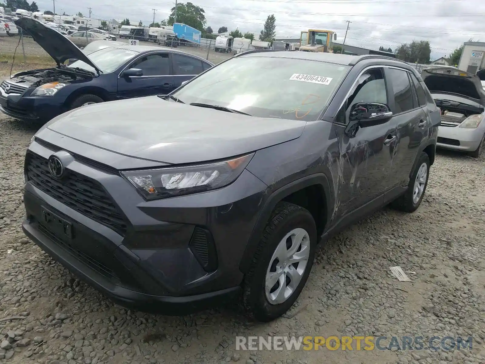 2 Photograph of a damaged car JTMG1RFV2KD028526 TOYOTA RAV4 2019