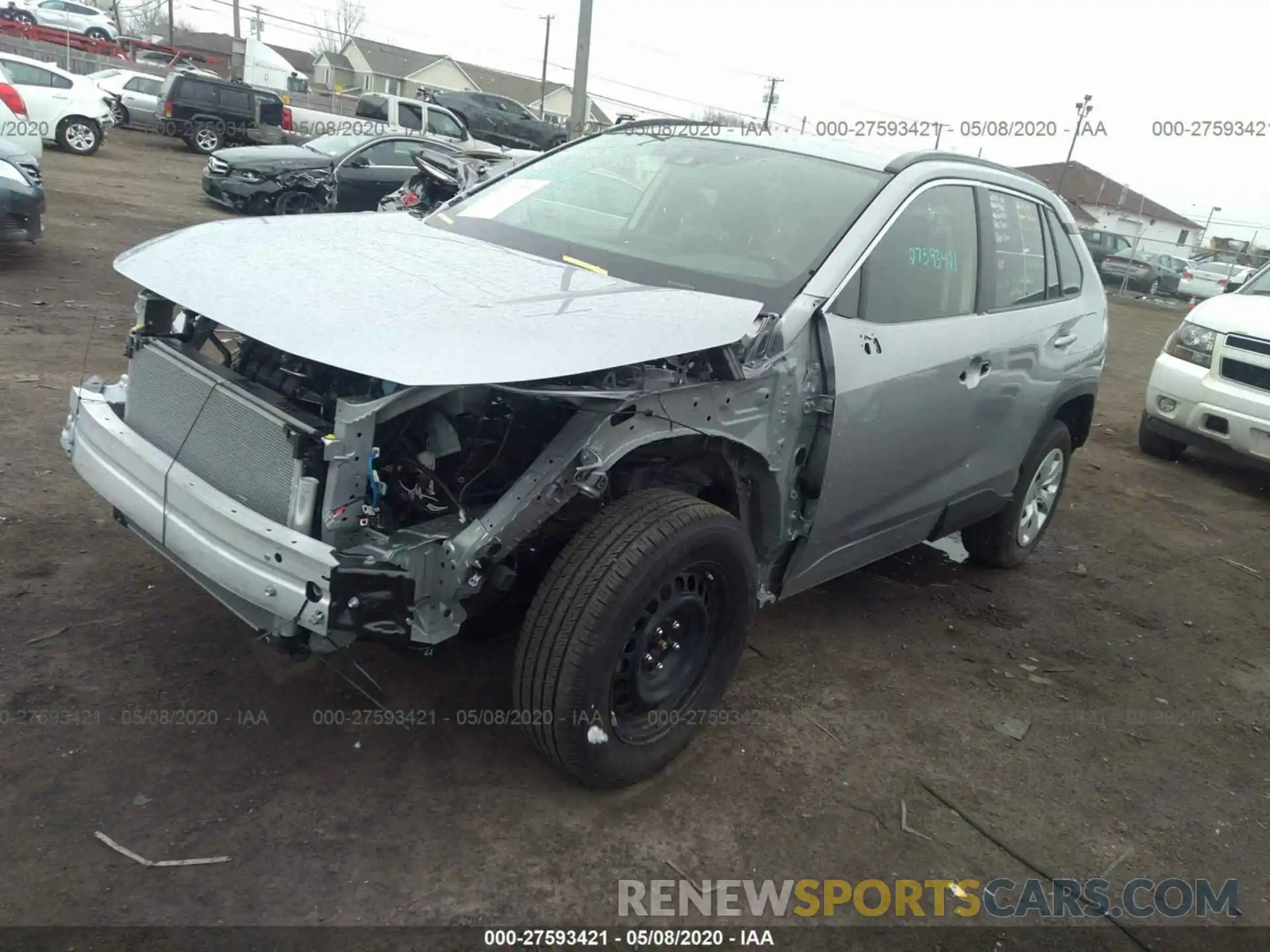 2 Photograph of a damaged car JTMG1RFV3KD037672 TOYOTA RAV4 2019