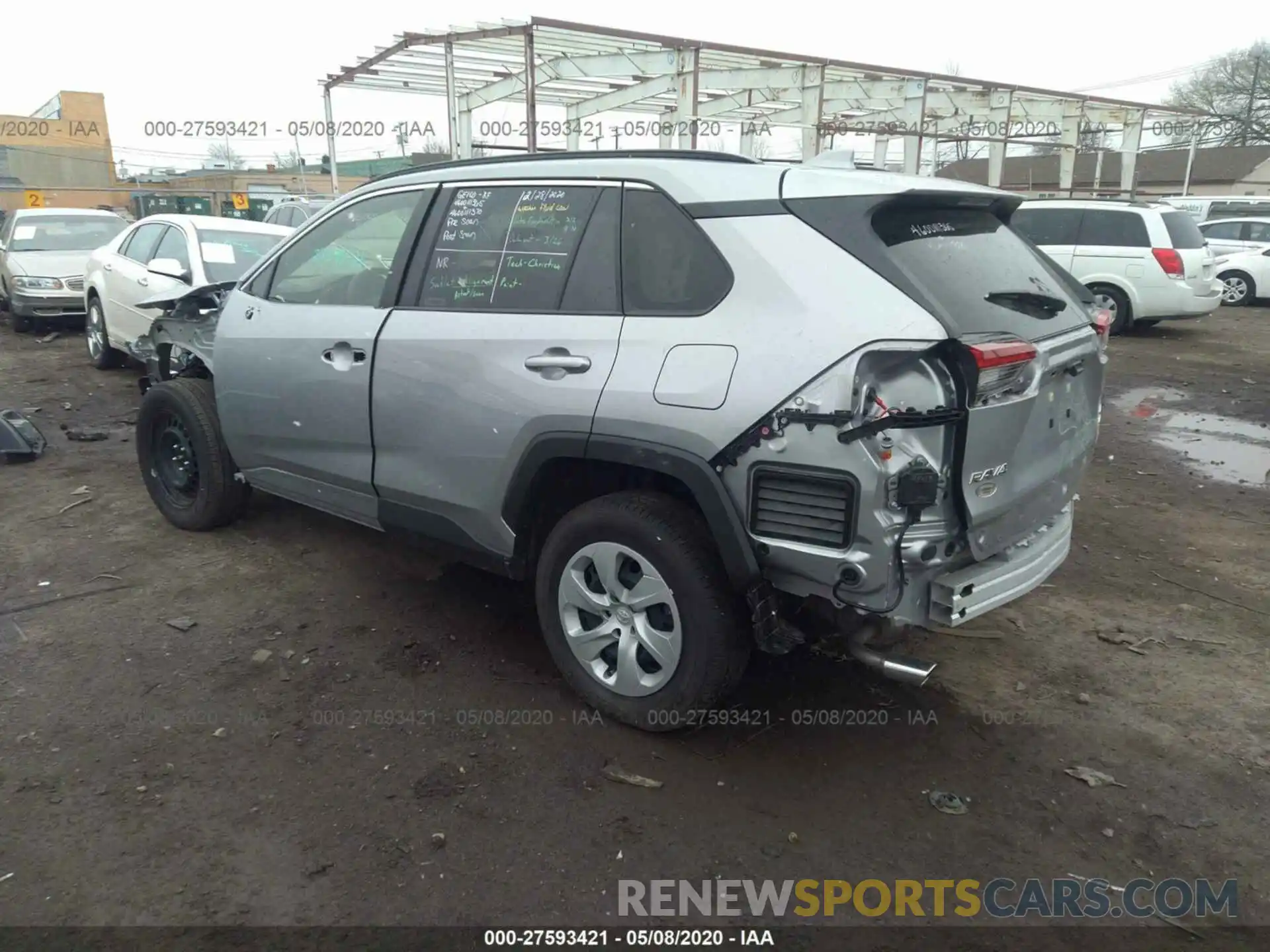 3 Photograph of a damaged car JTMG1RFV3KD037672 TOYOTA RAV4 2019