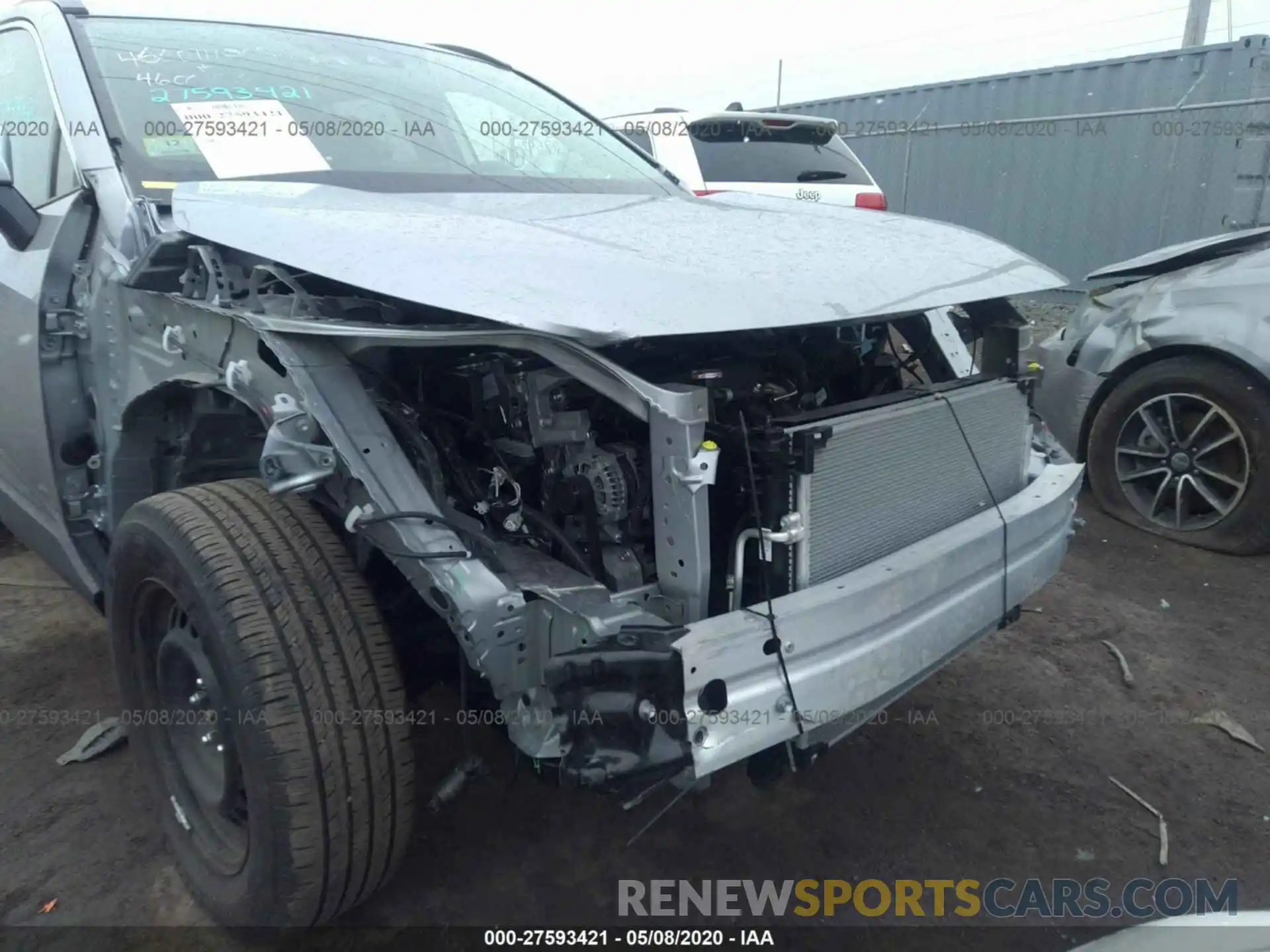 6 Photograph of a damaged car JTMG1RFV3KD037672 TOYOTA RAV4 2019