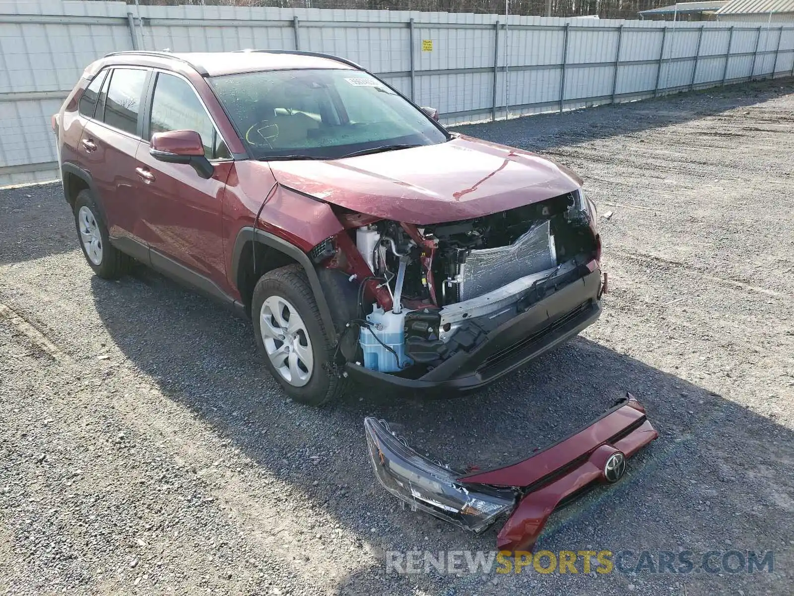 1 Photograph of a damaged car JTMG1RFV3KD044914 TOYOTA RAV4 2019