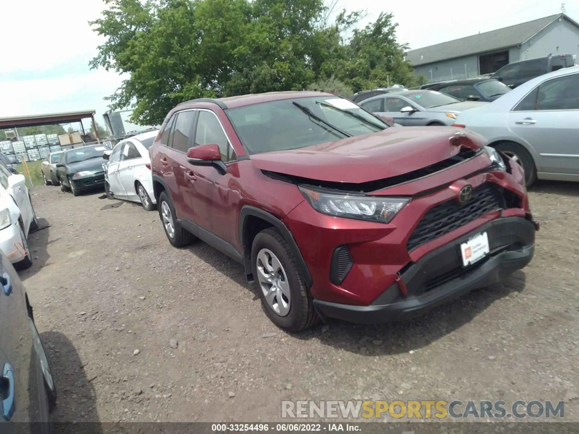 1 Photograph of a damaged car JTMG1RFV3KD508705 TOYOTA RAV4 2019