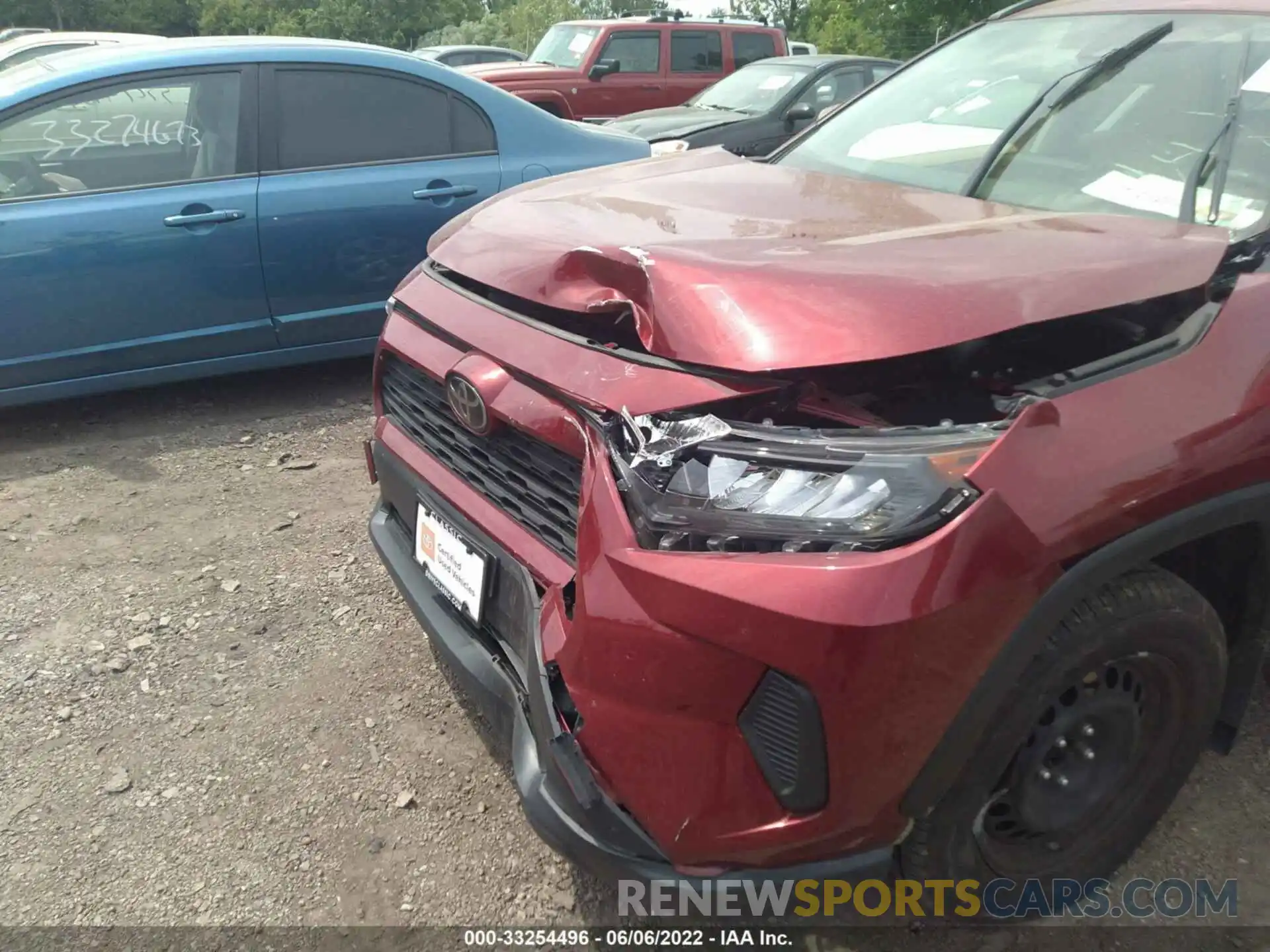 6 Photograph of a damaged car JTMG1RFV3KD508705 TOYOTA RAV4 2019