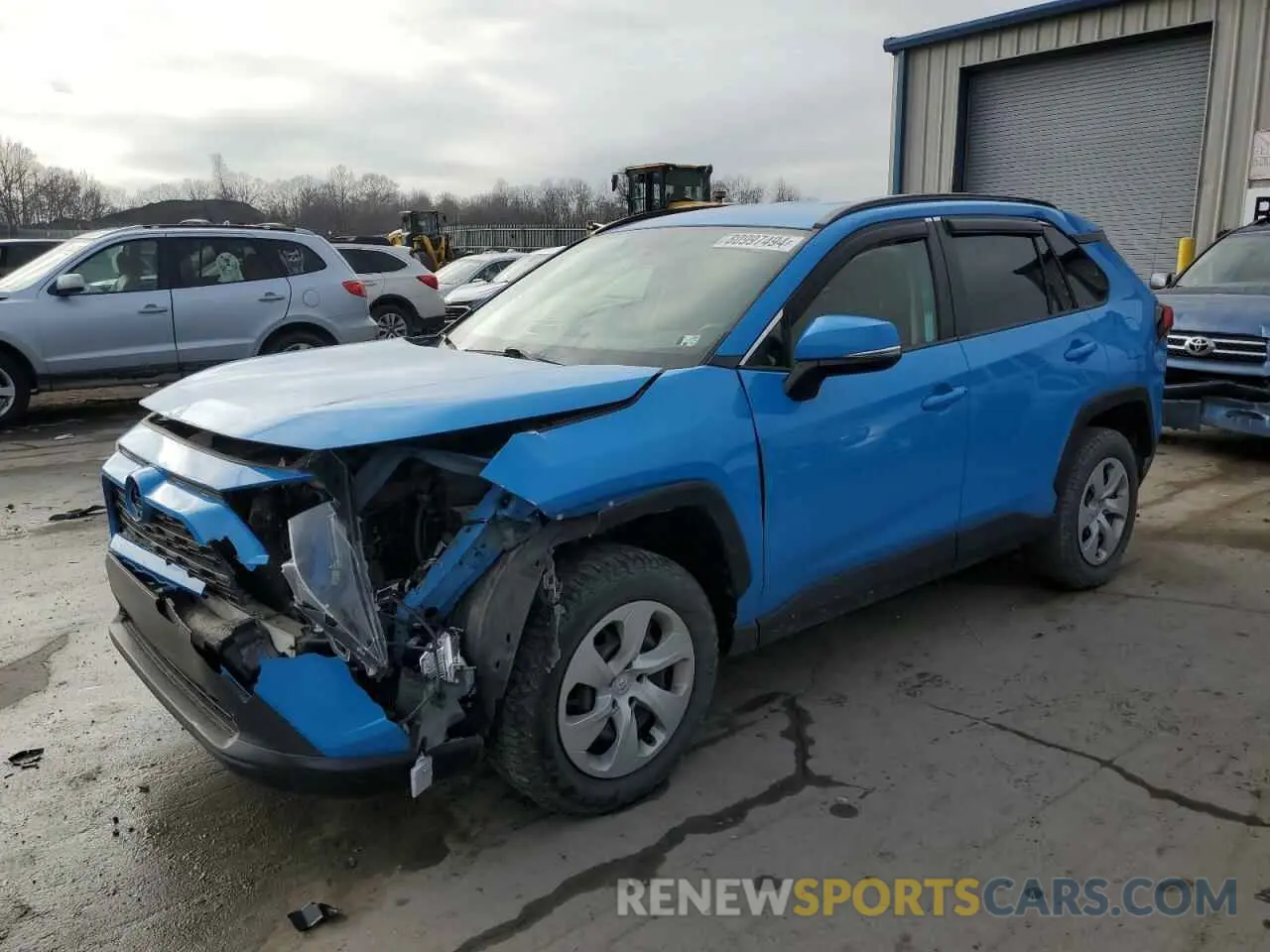 1 Photograph of a damaged car JTMG1RFV3KJ004382 TOYOTA RAV4 2019