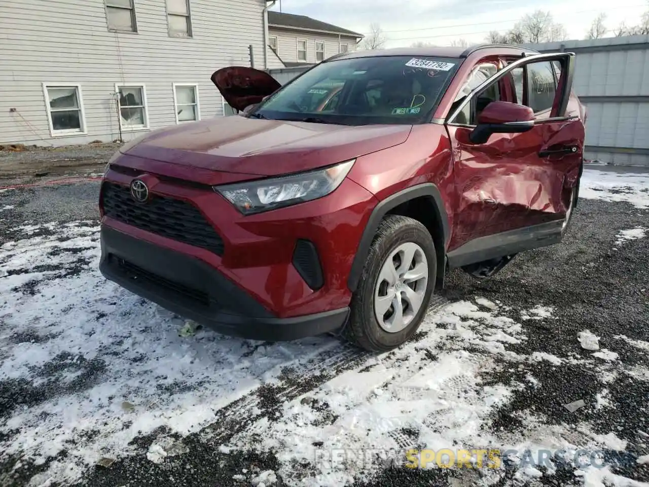 2 Photograph of a damaged car JTMG1RFV3KJ004687 TOYOTA RAV4 2019