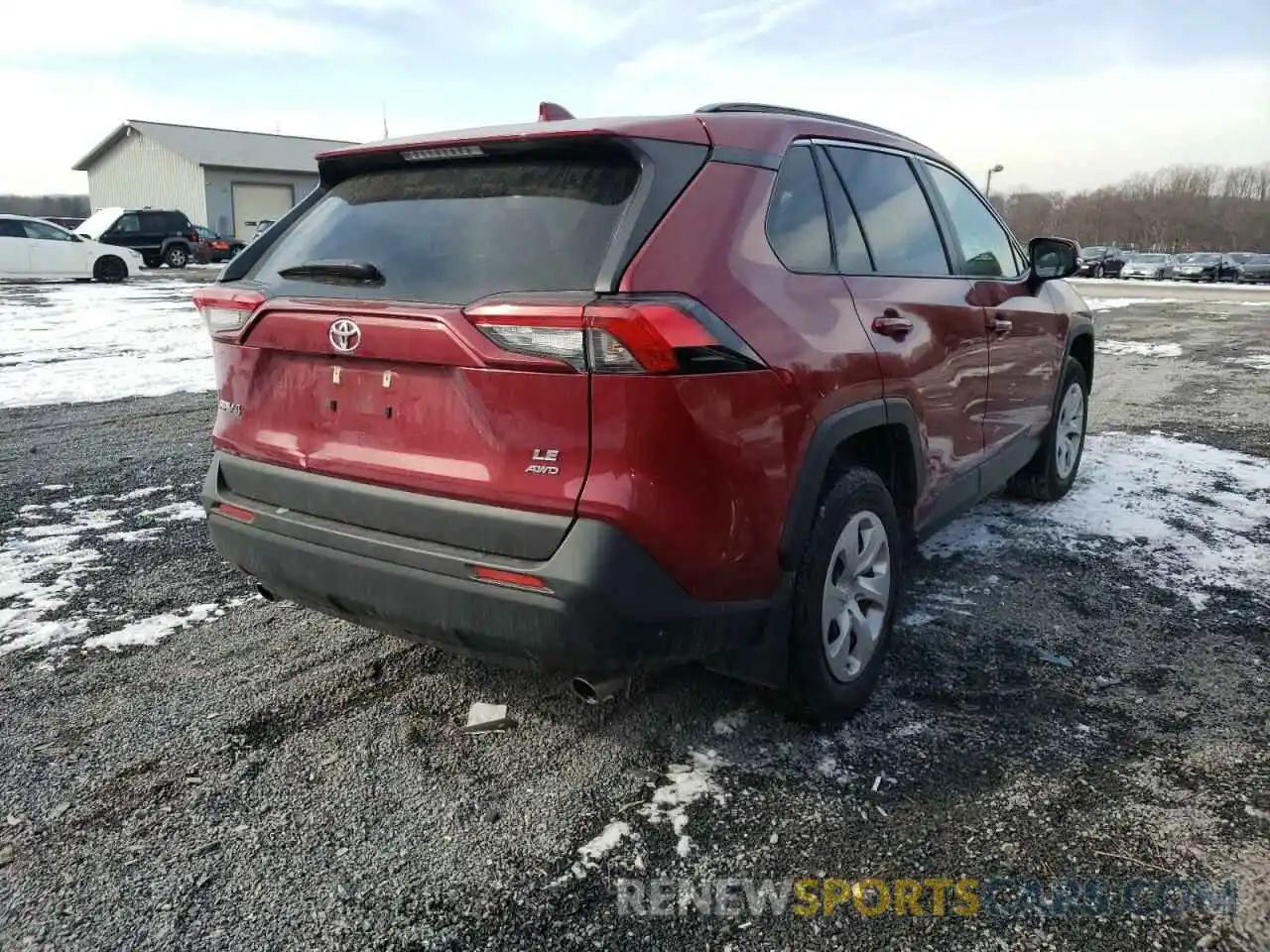 4 Photograph of a damaged car JTMG1RFV3KJ004687 TOYOTA RAV4 2019