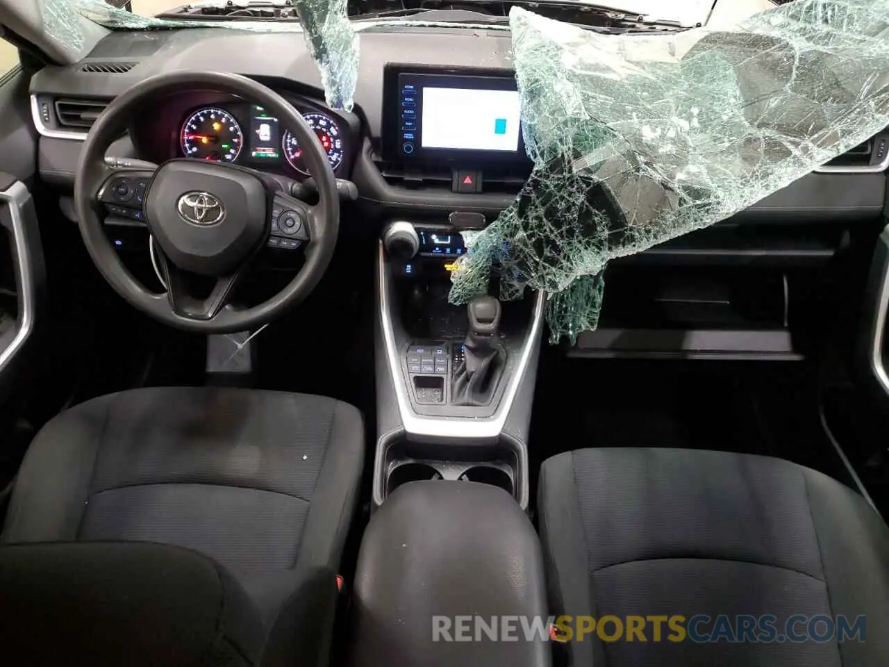 8 Photograph of a damaged car JTMG1RFV4KD008682 TOYOTA RAV4 2019