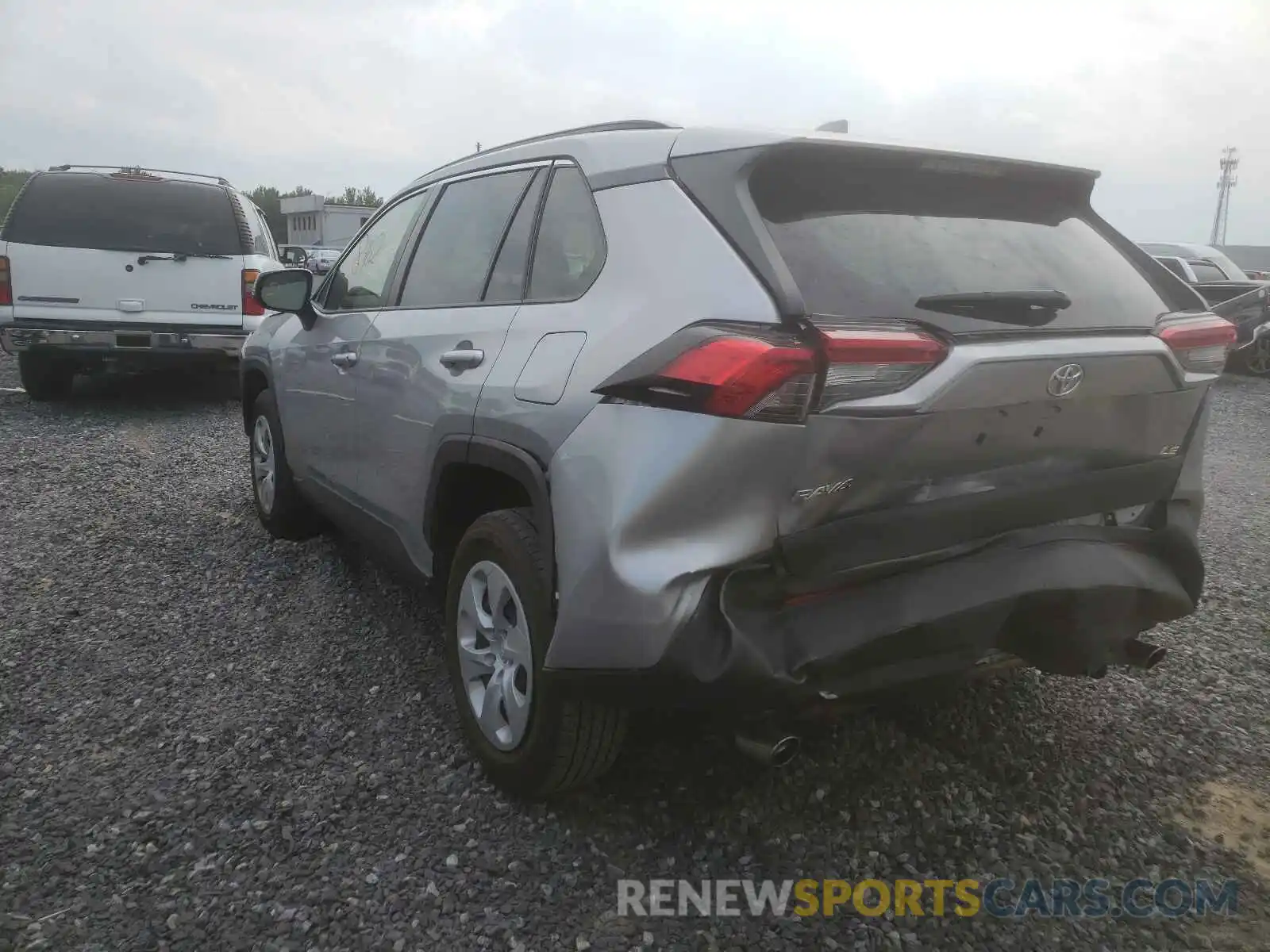 3 Photograph of a damaged car JTMG1RFV4KD037292 TOYOTA RAV4 2019