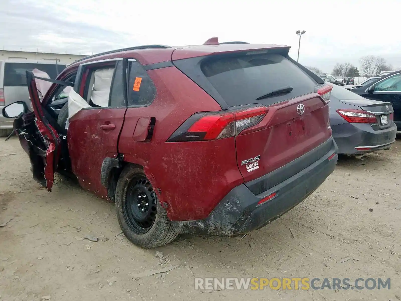 3 Photograph of a damaged car JTMG1RFV4KD501004 TOYOTA RAV4 2019