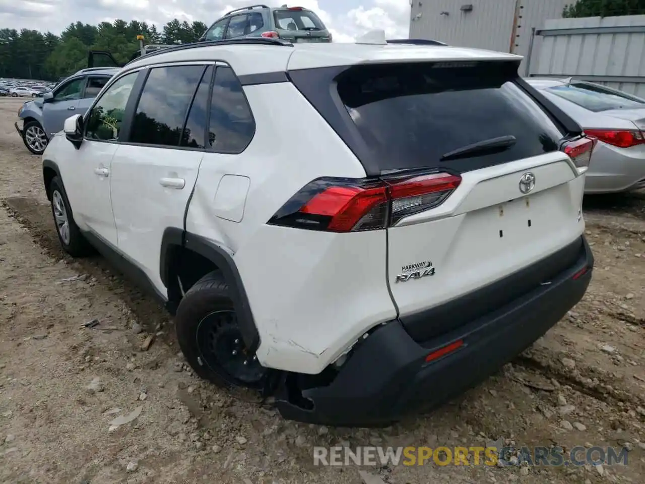 3 Photograph of a damaged car JTMG1RFV4KJ008909 TOYOTA RAV4 2019