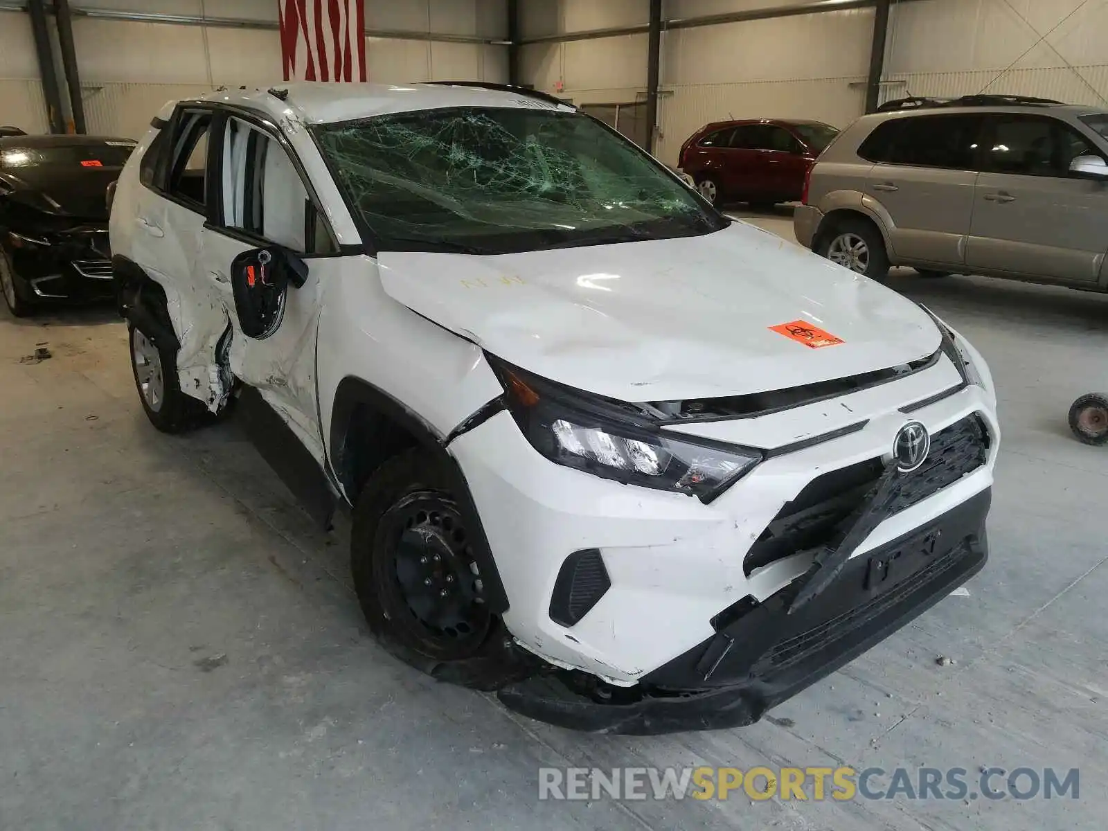 1 Photograph of a damaged car JTMG1RFV4KJ012488 TOYOTA RAV4 2019