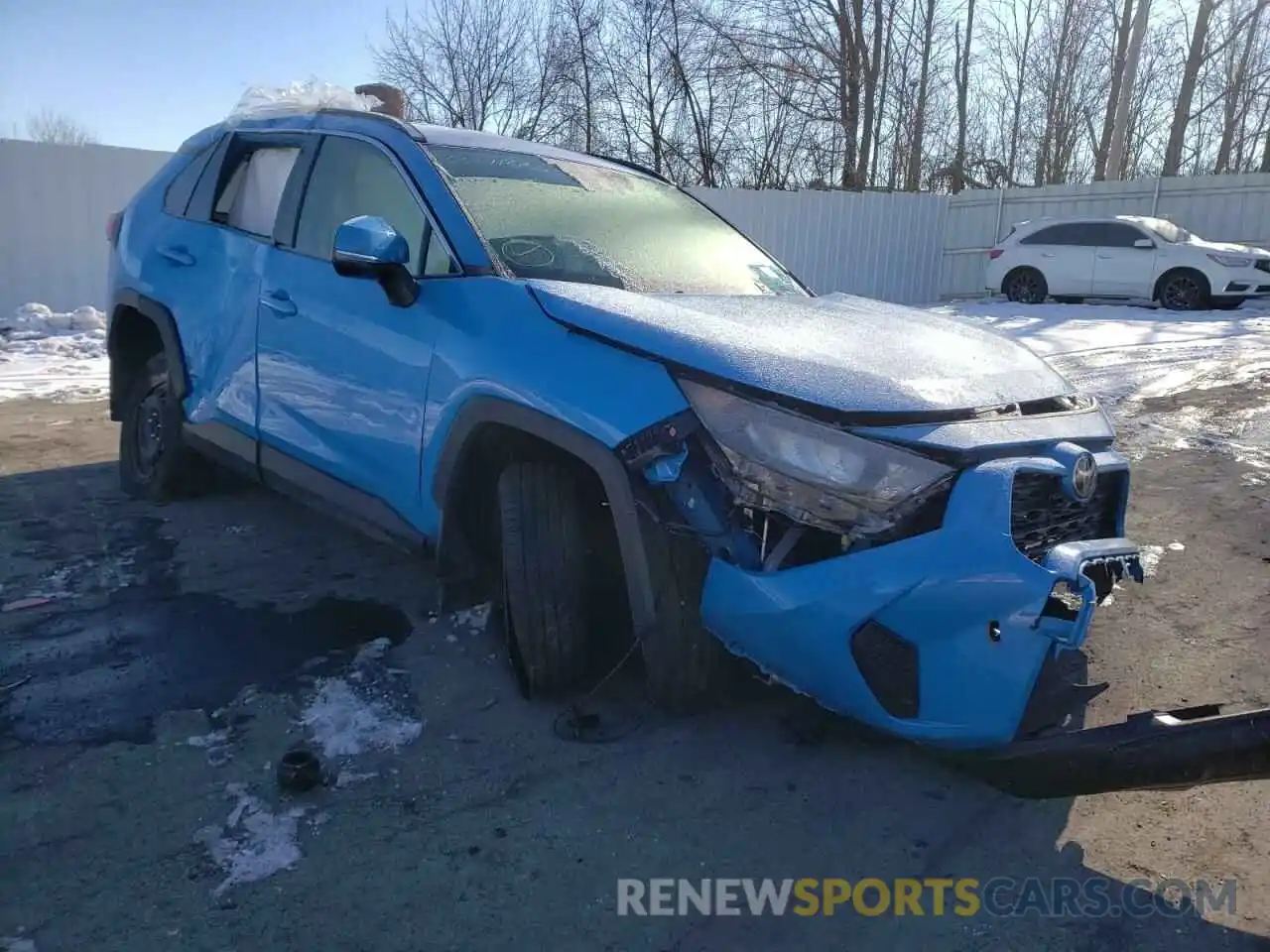 1 Photograph of a damaged car JTMG1RFV5KD003975 TOYOTA RAV4 2019