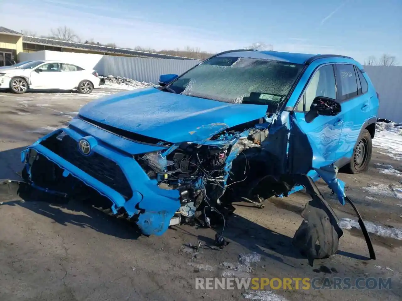 2 Photograph of a damaged car JTMG1RFV5KD003975 TOYOTA RAV4 2019