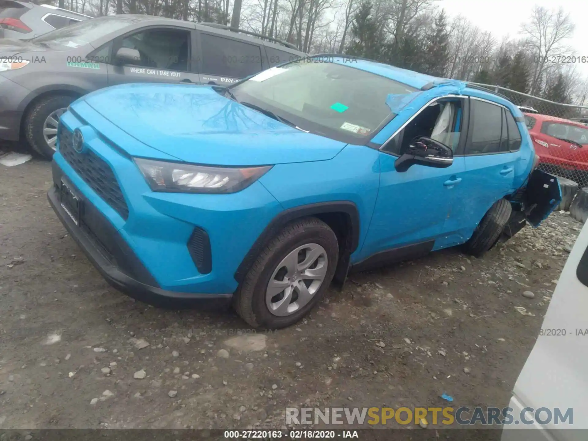 2 Photograph of a damaged car JTMG1RFV5KD007167 TOYOTA RAV4 2019