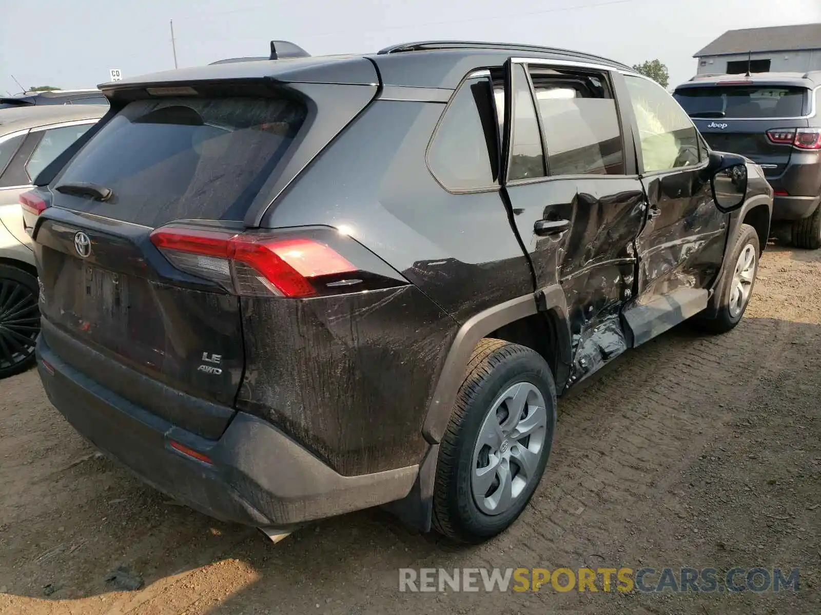 4 Photograph of a damaged car JTMG1RFV5KD007668 TOYOTA RAV4 2019