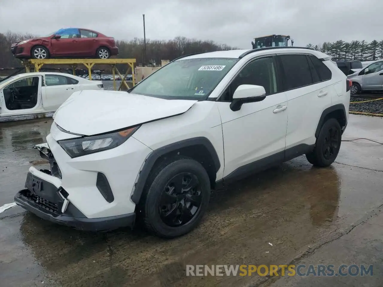 1 Photograph of a damaged car JTMG1RFV5KD015060 TOYOTA RAV4 2019