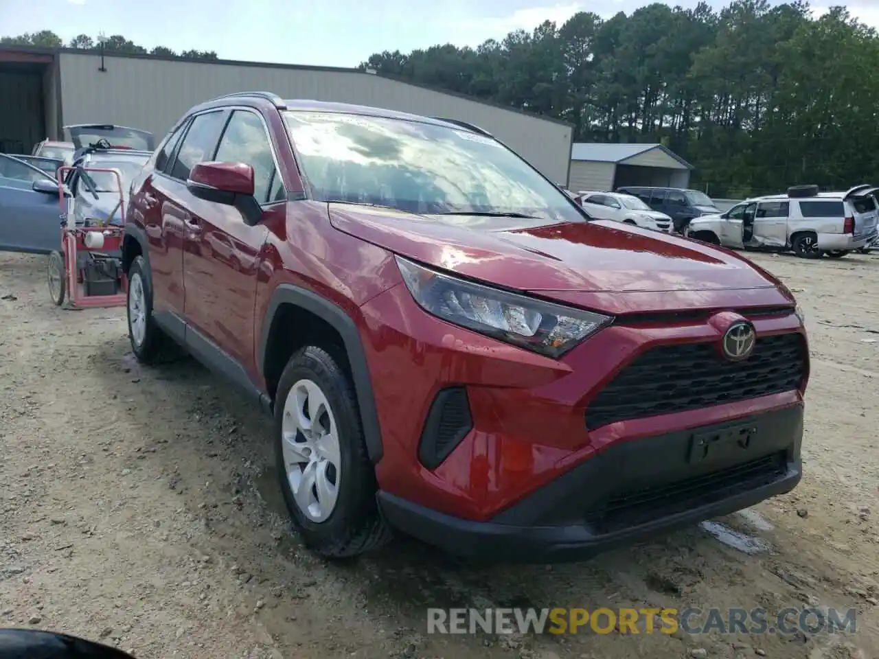 1 Photograph of a damaged car JTMG1RFV5KD033686 TOYOTA RAV4 2019