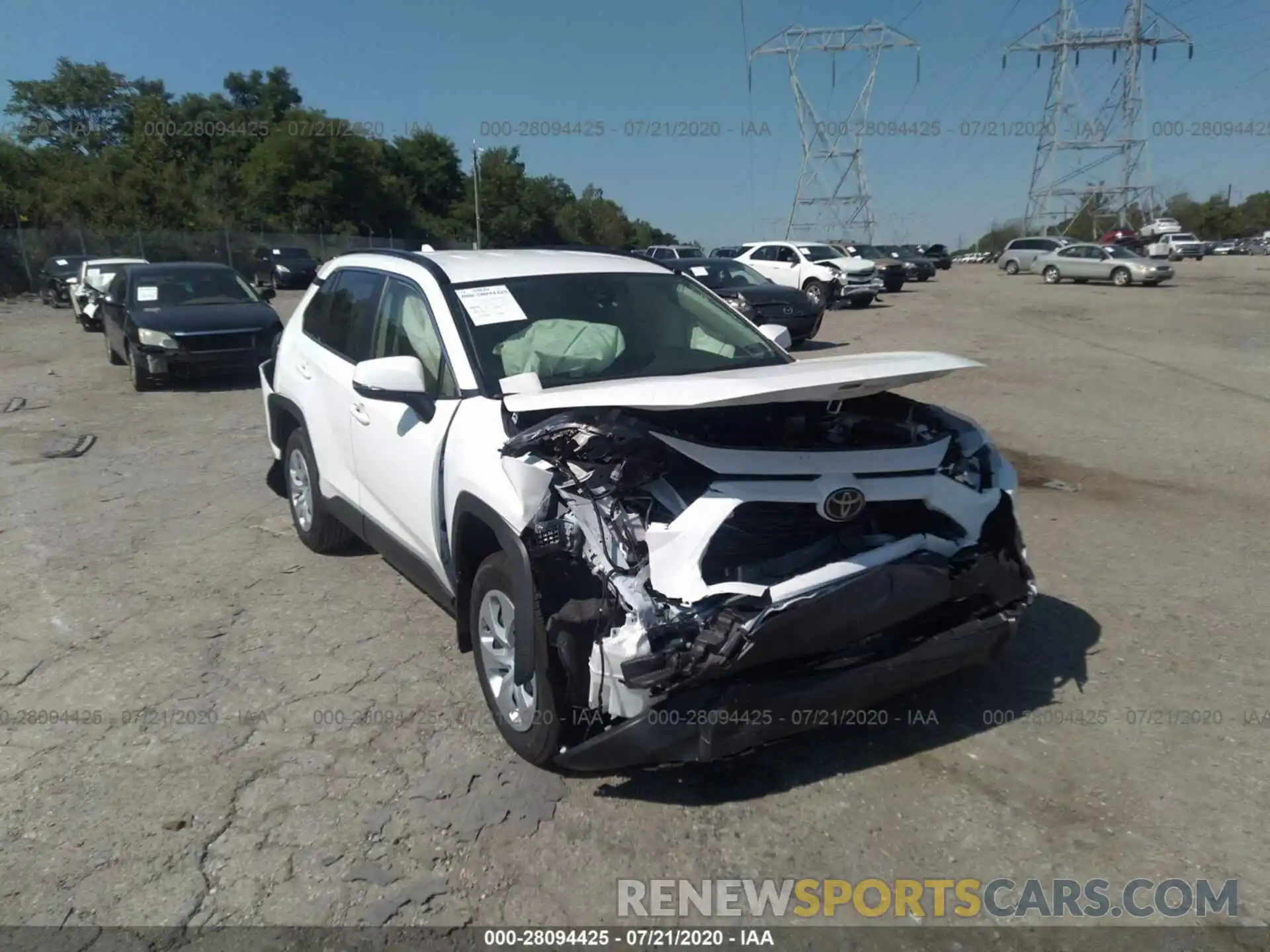 1 Photograph of a damaged car JTMG1RFV5KD045823 TOYOTA RAV4 2019