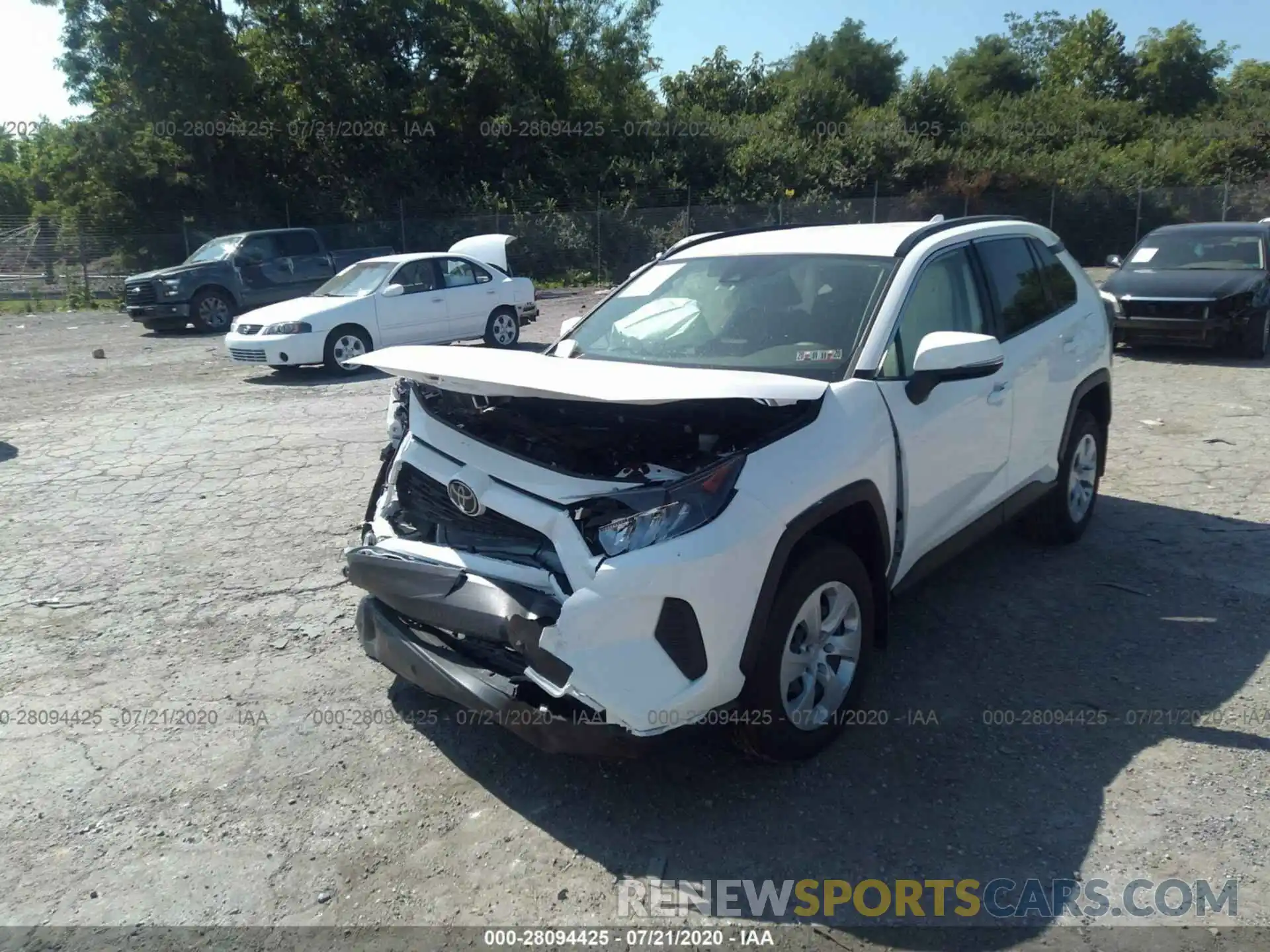 2 Photograph of a damaged car JTMG1RFV5KD045823 TOYOTA RAV4 2019