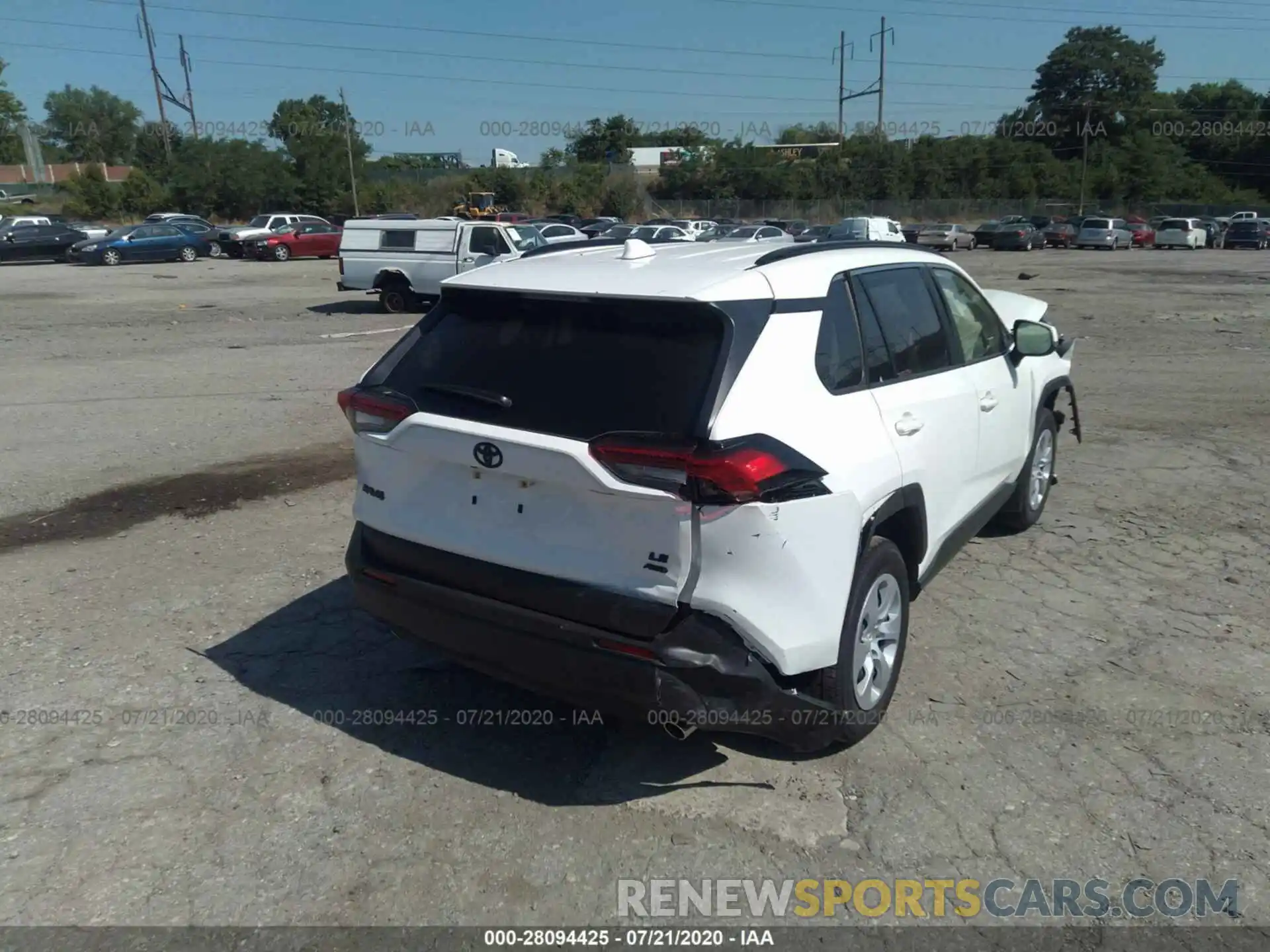 4 Photograph of a damaged car JTMG1RFV5KD045823 TOYOTA RAV4 2019