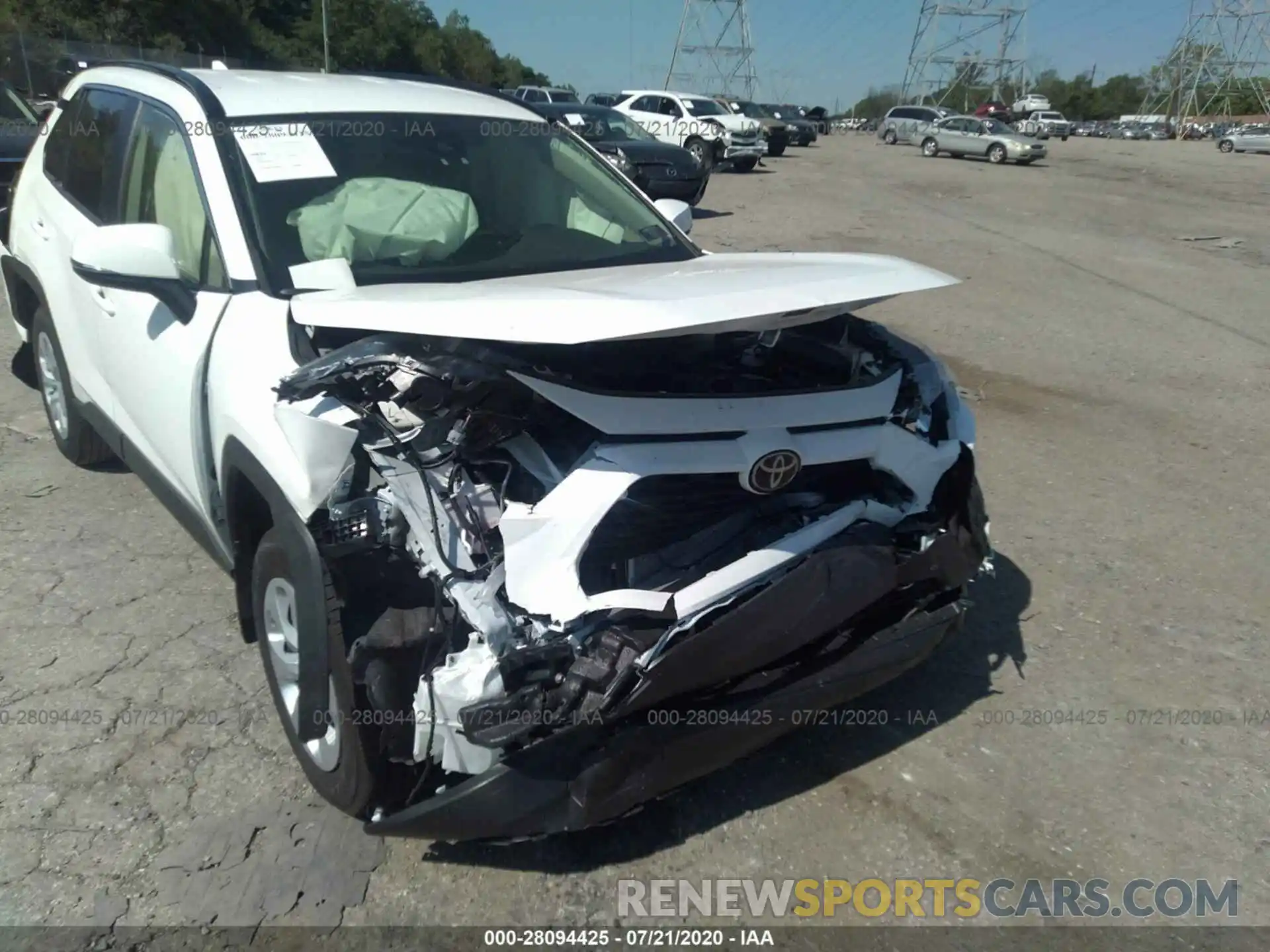 6 Photograph of a damaged car JTMG1RFV5KD045823 TOYOTA RAV4 2019