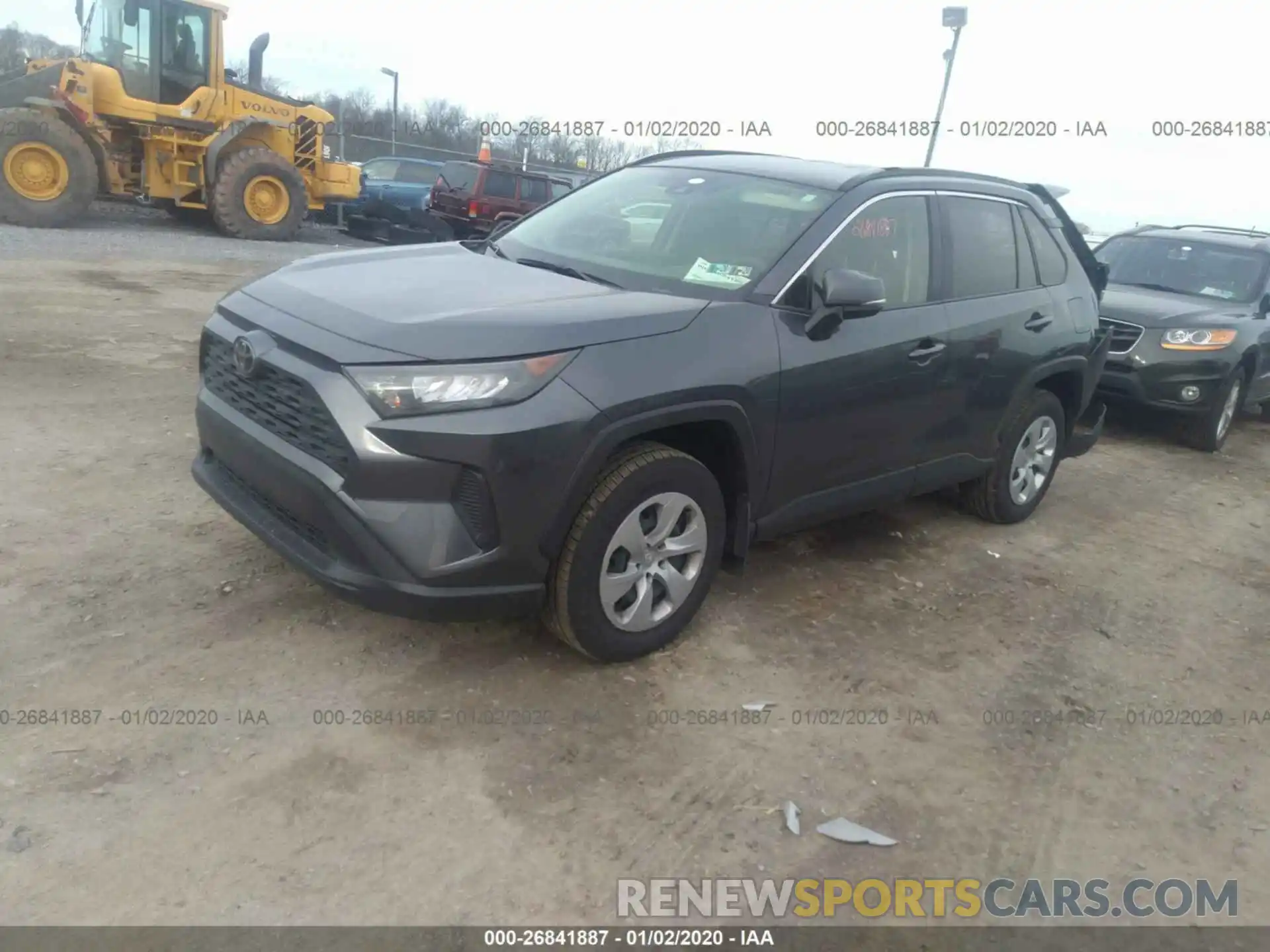 2 Photograph of a damaged car JTMG1RFV5KD504252 TOYOTA RAV4 2019