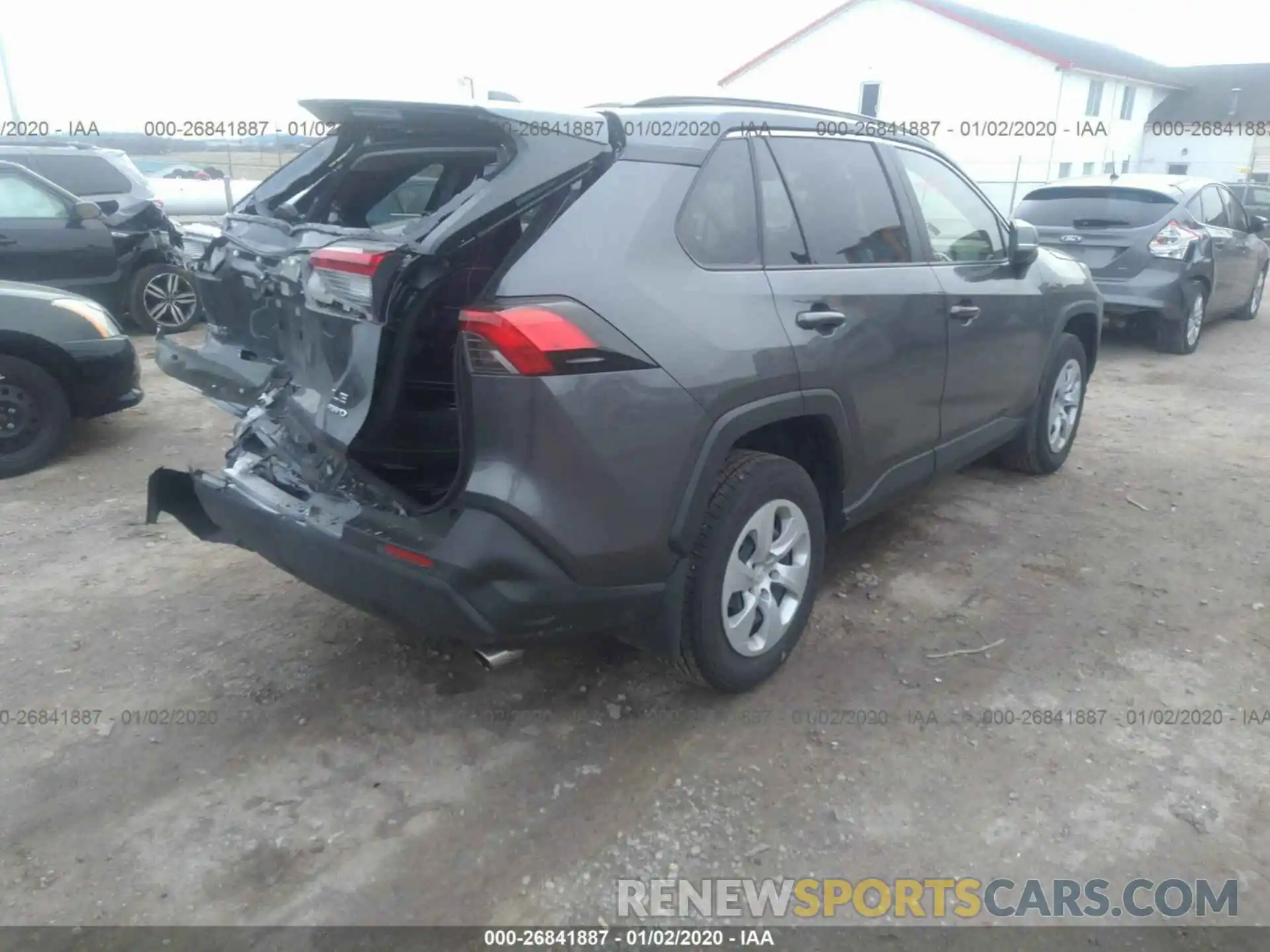 4 Photograph of a damaged car JTMG1RFV5KD504252 TOYOTA RAV4 2019