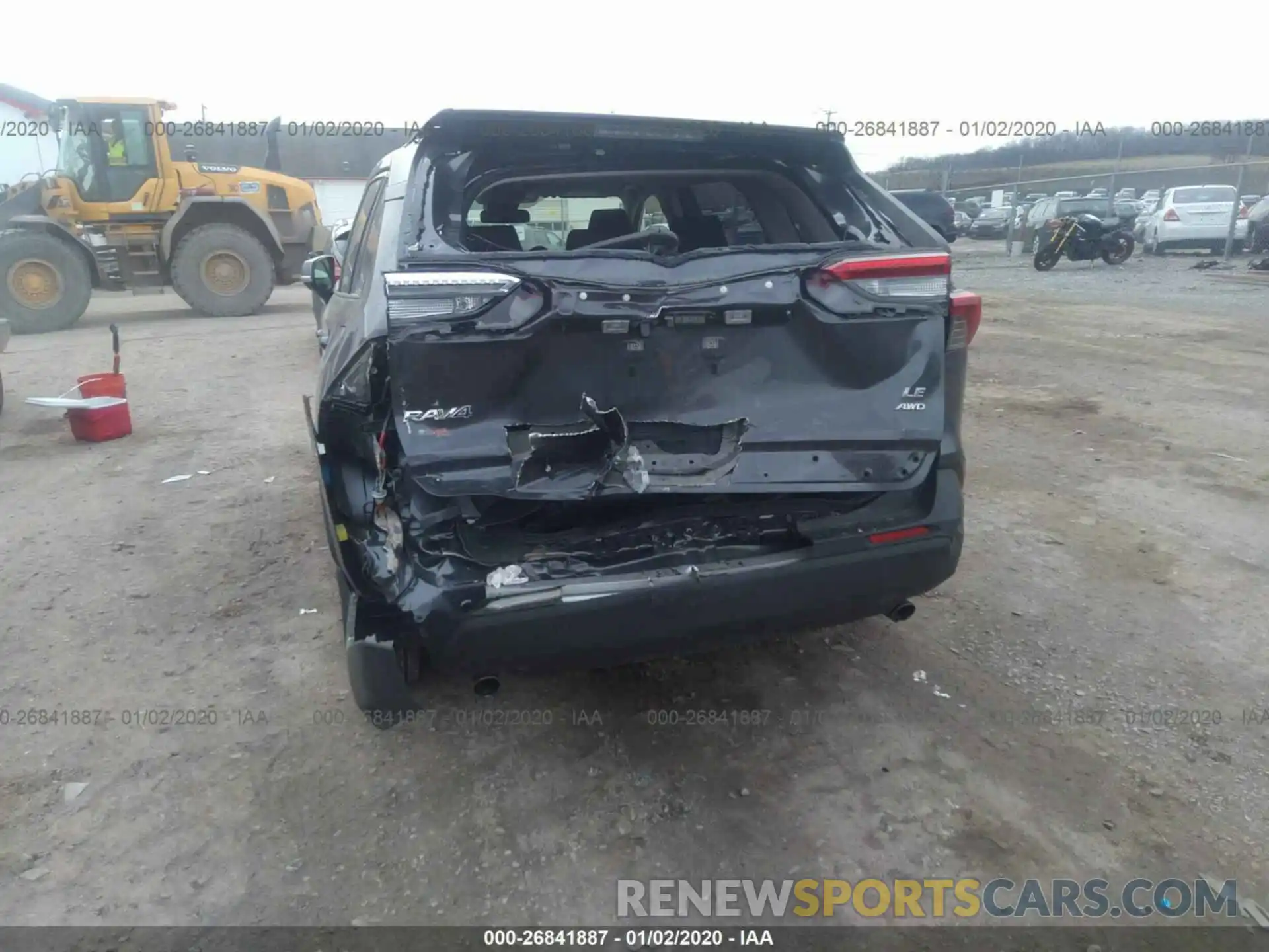 6 Photograph of a damaged car JTMG1RFV5KD504252 TOYOTA RAV4 2019