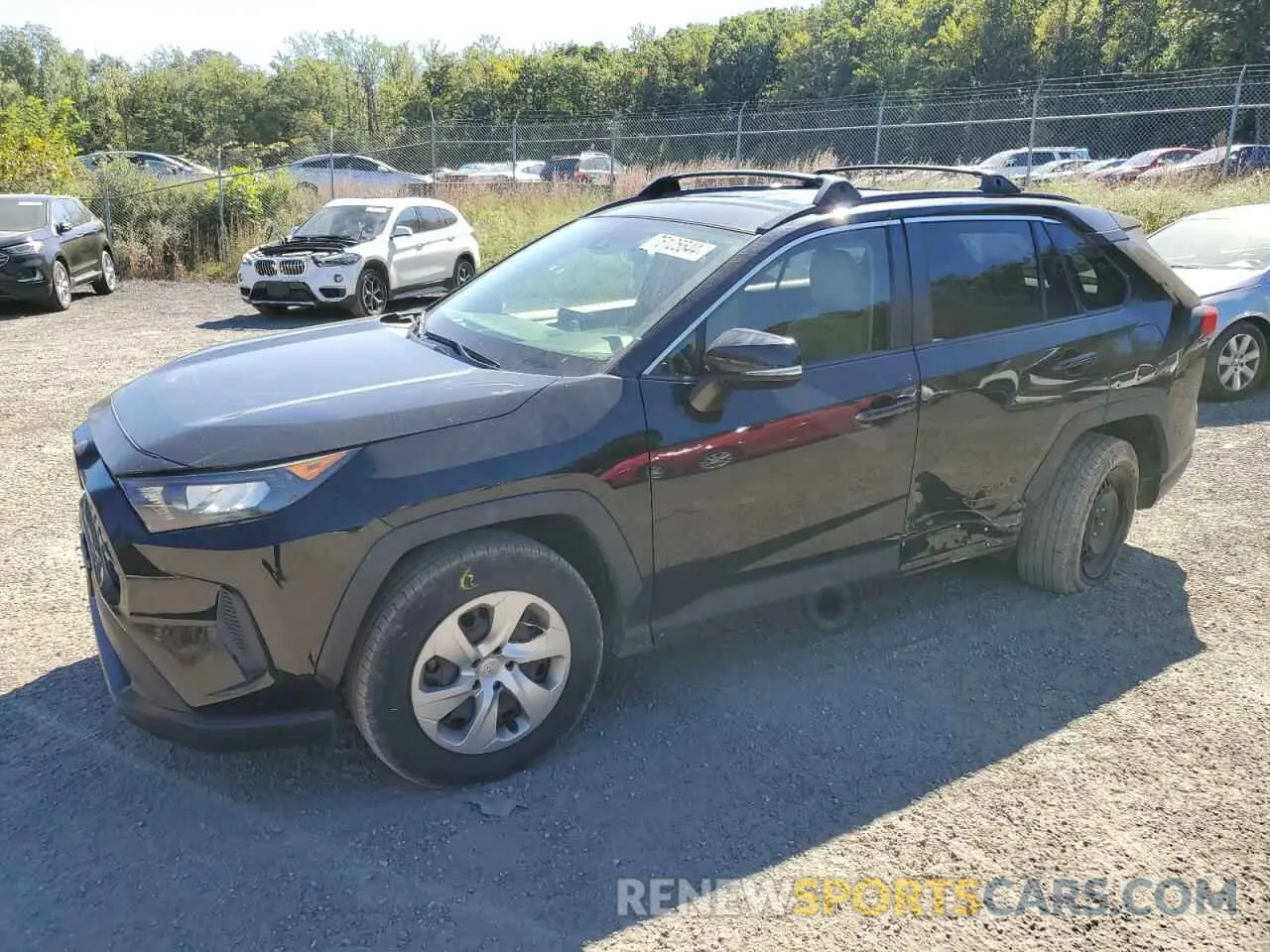 1 Photograph of a damaged car JTMG1RFV5KJ007302 TOYOTA RAV4 2019