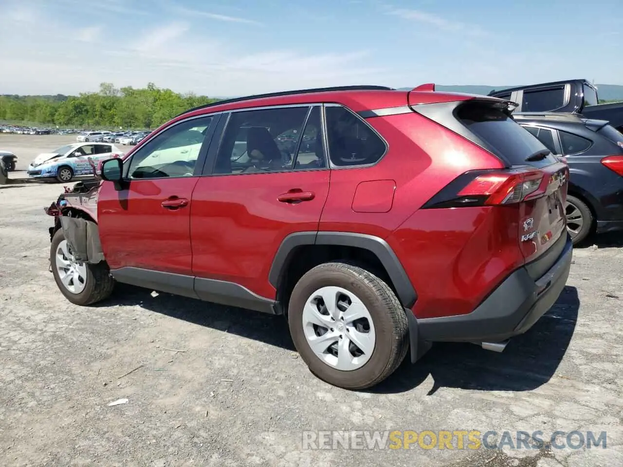 2 Photograph of a damaged car JTMG1RFV6KJ011147 TOYOTA RAV4 2019