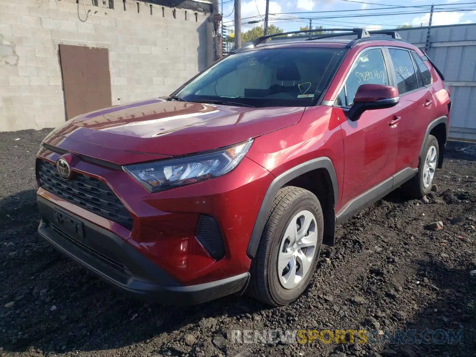 2 Photograph of a damaged car JTMG1RFV7KD509307 TOYOTA RAV4 2019