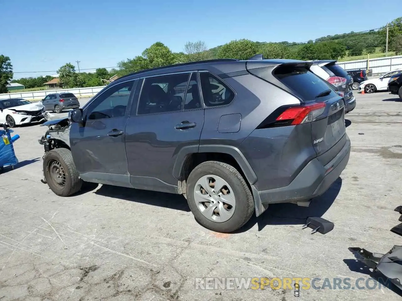 2 Photograph of a damaged car JTMG1RFV7KJ008225 TOYOTA RAV4 2019