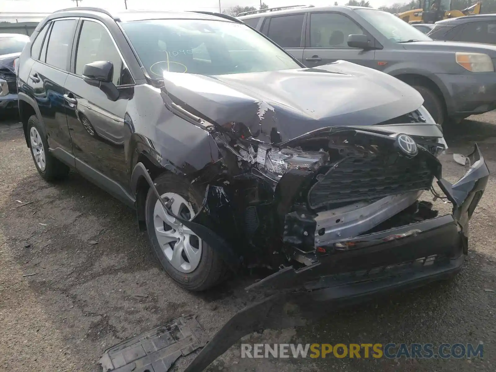 1 Photograph of a damaged car JTMG1RFV7KJ010153 TOYOTA RAV4 2019