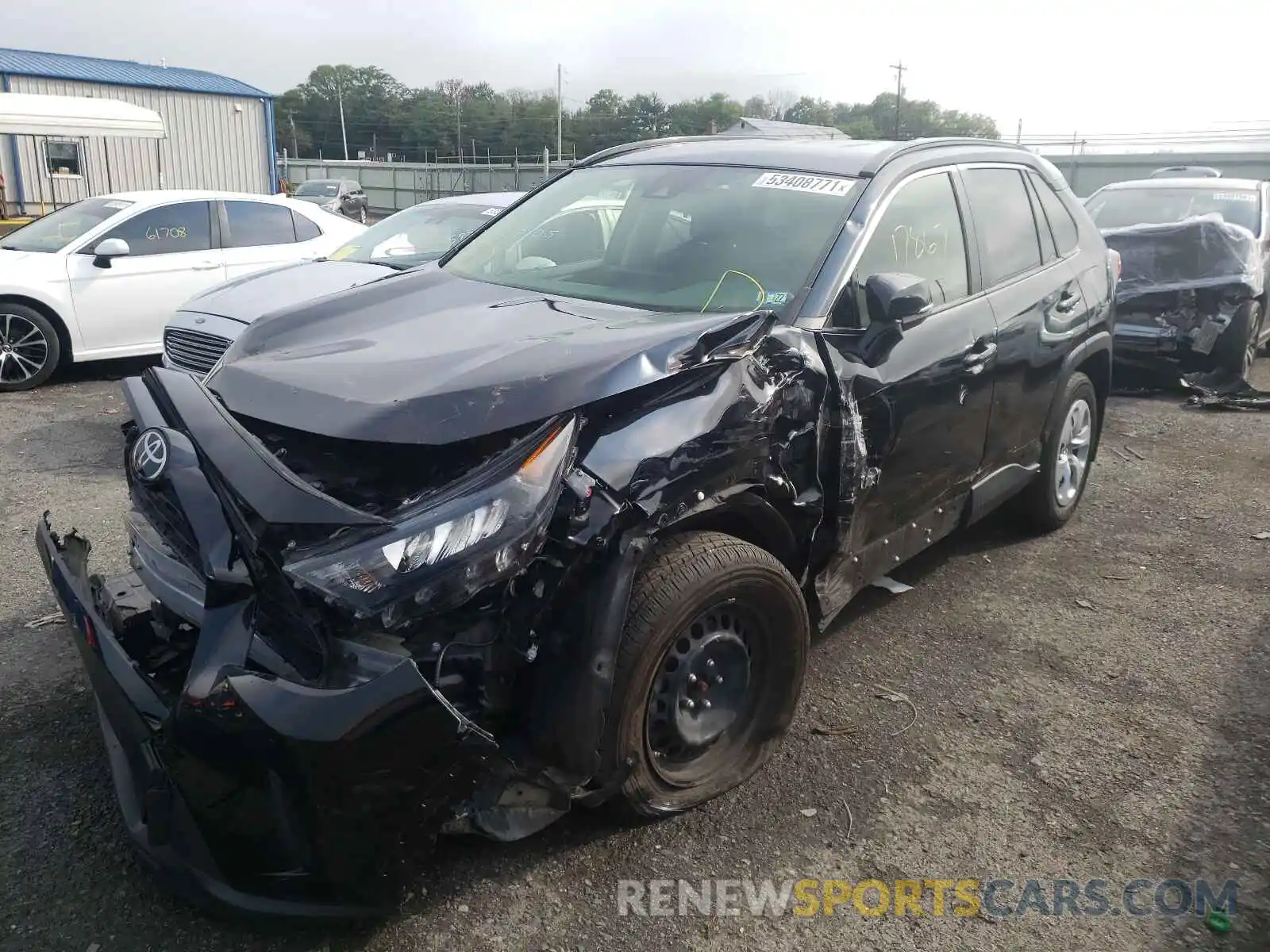 2 Photograph of a damaged car JTMG1RFV7KJ010153 TOYOTA RAV4 2019