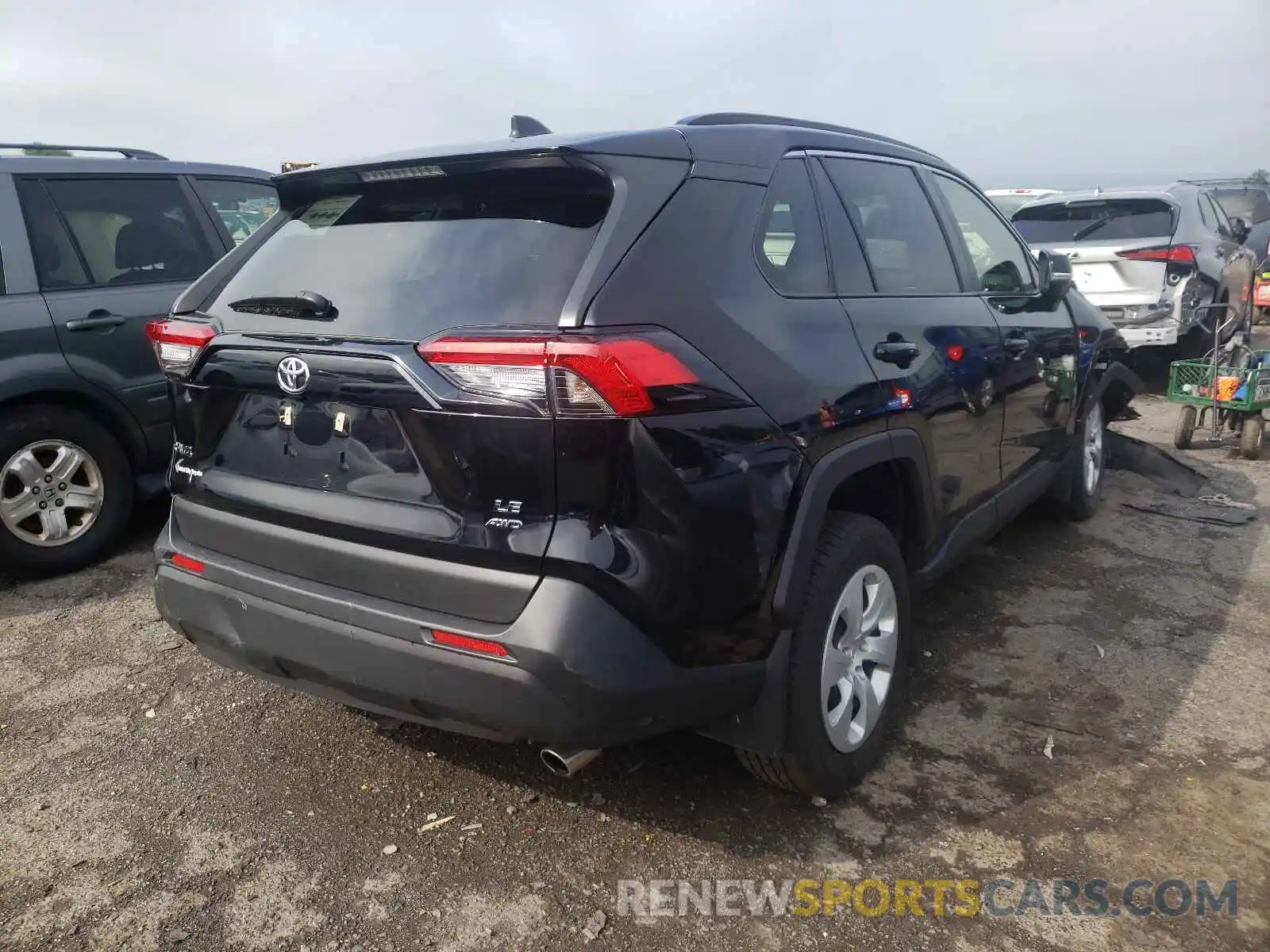 4 Photograph of a damaged car JTMG1RFV7KJ010153 TOYOTA RAV4 2019