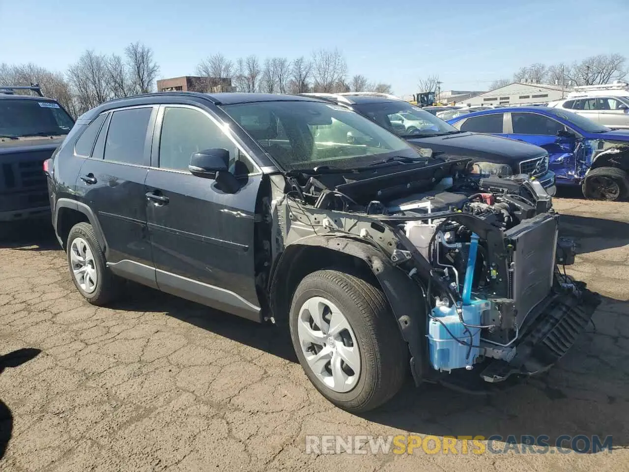 4 Photograph of a damaged car JTMG1RFV7KJ019385 TOYOTA RAV4 2019
