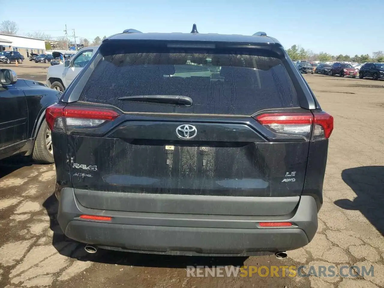 6 Photograph of a damaged car JTMG1RFV7KJ019385 TOYOTA RAV4 2019