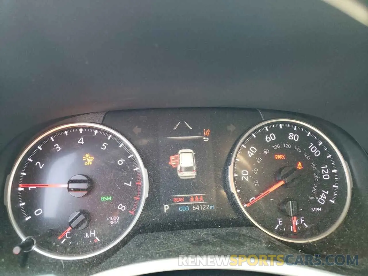 9 Photograph of a damaged car JTMG1RFV7KJ019385 TOYOTA RAV4 2019