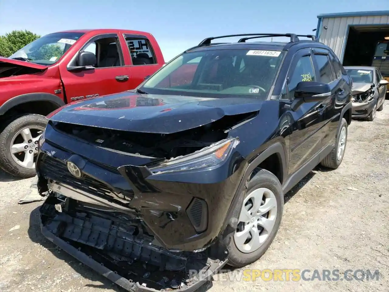 2 Photograph of a damaged car JTMG1RFV8KD003100 TOYOTA RAV4 2019